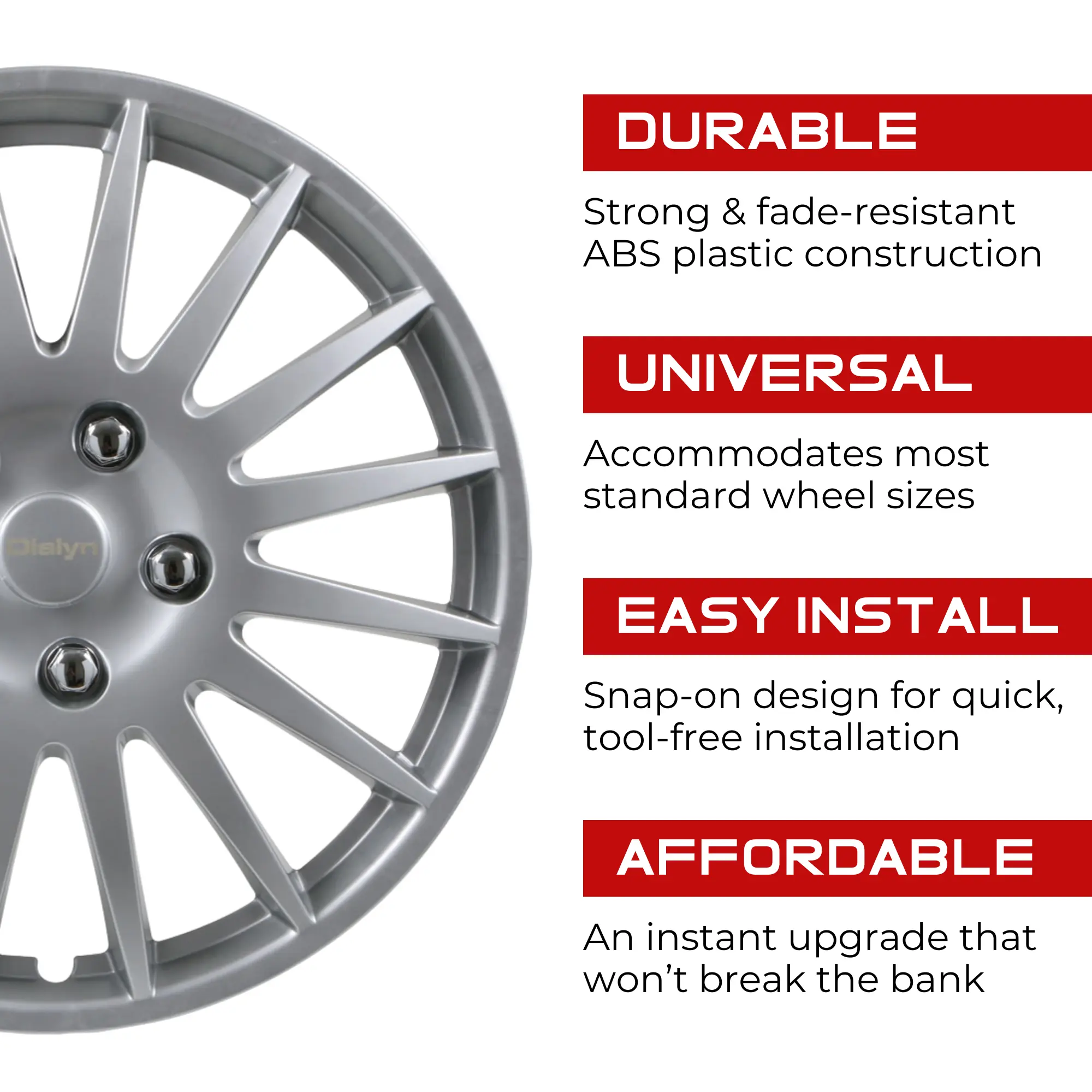 16" Krypton Dialyn Wheel Hub Cap miniature 3