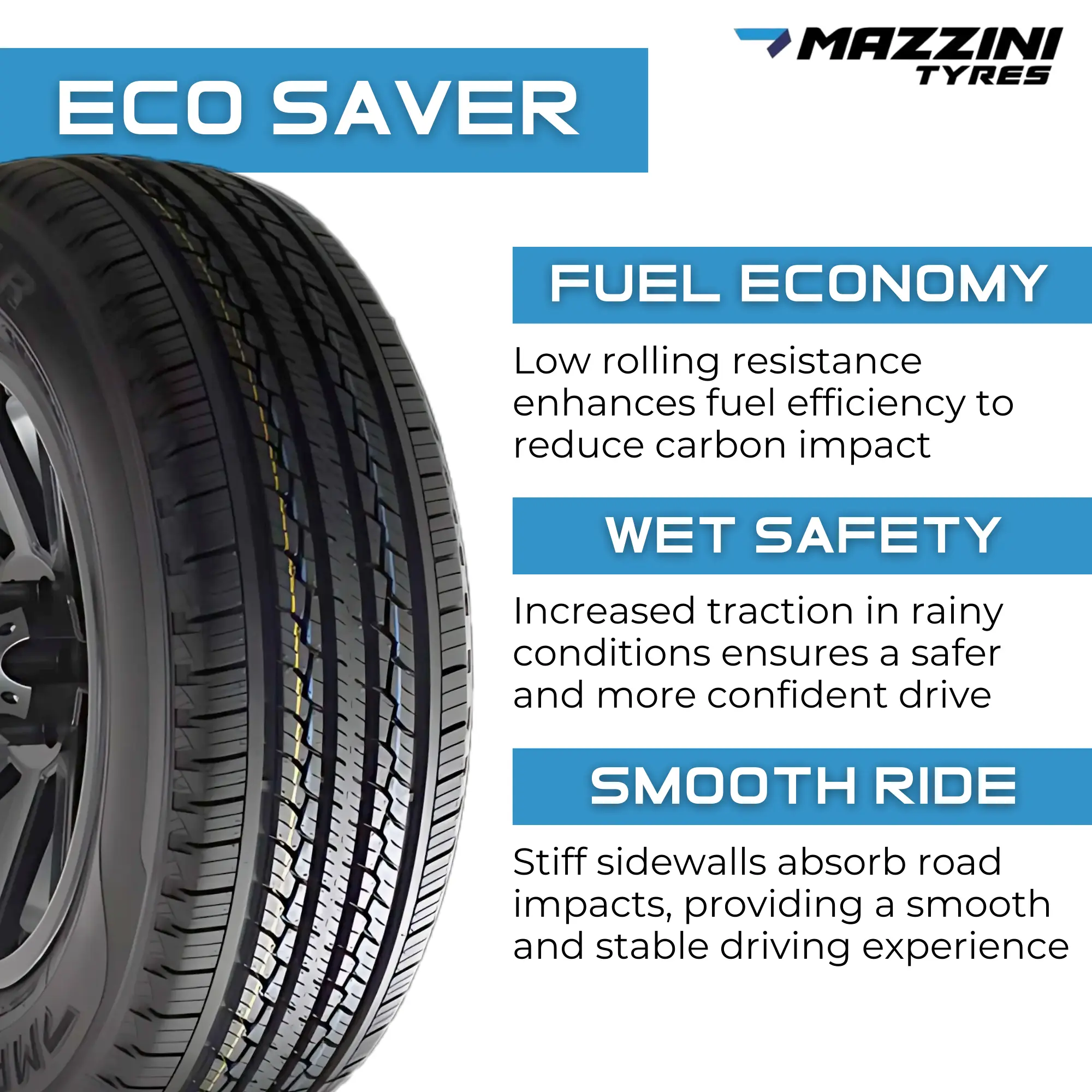 235/70R16 Mazzini EcoSaver 106H miniature 2