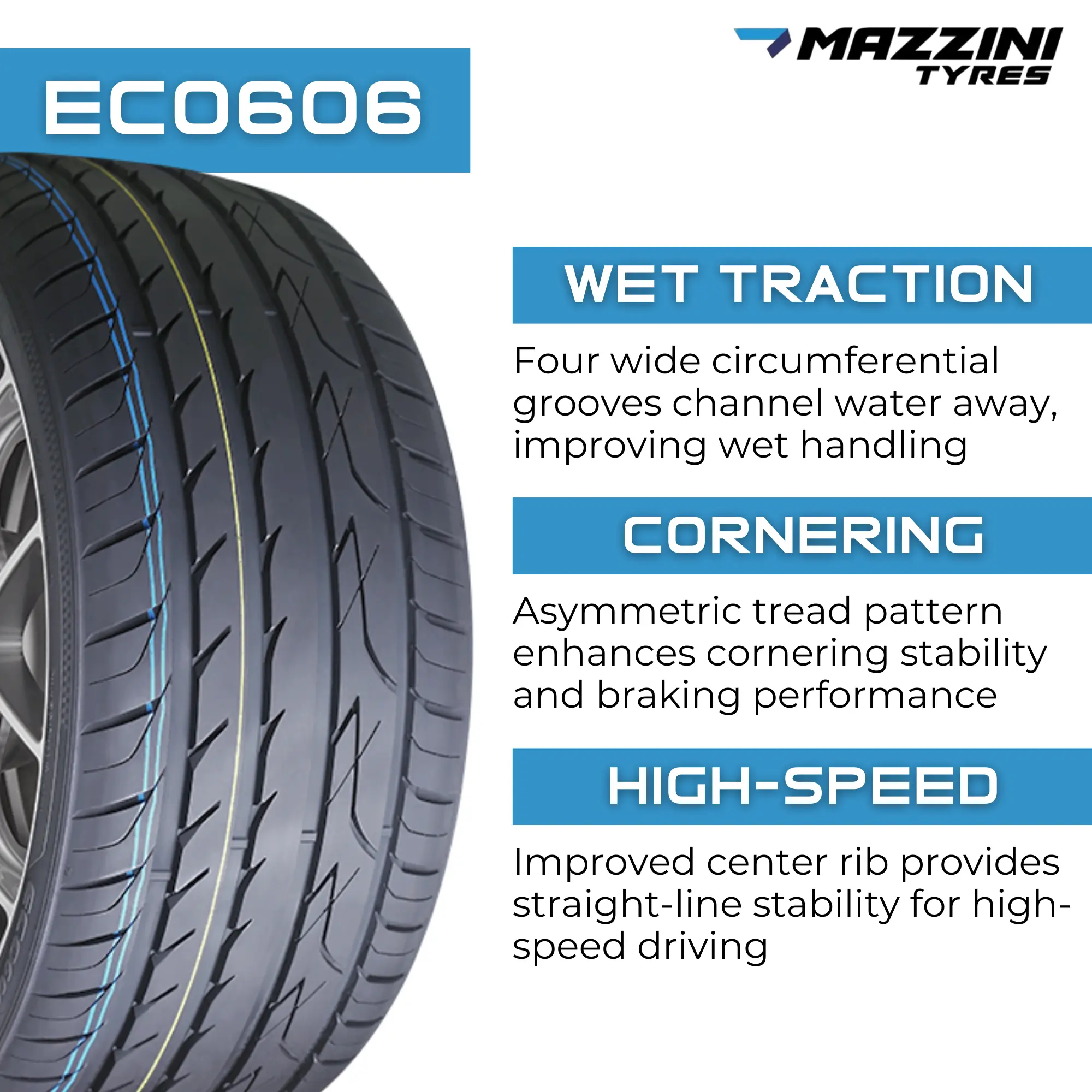 265/35R22 Mazzini Eco606 102W miniature 2