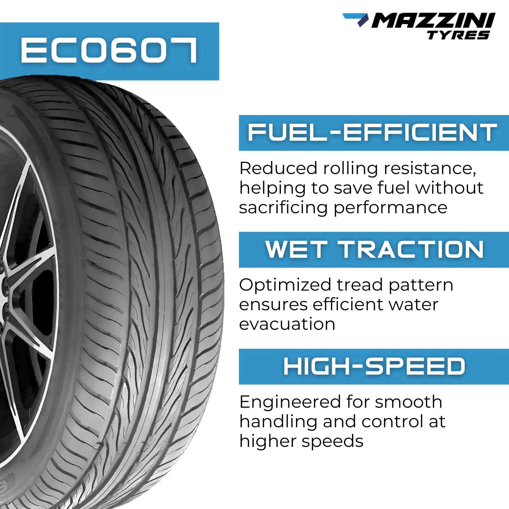 235/50R17 Mazzini Eco607 100W miniature 2