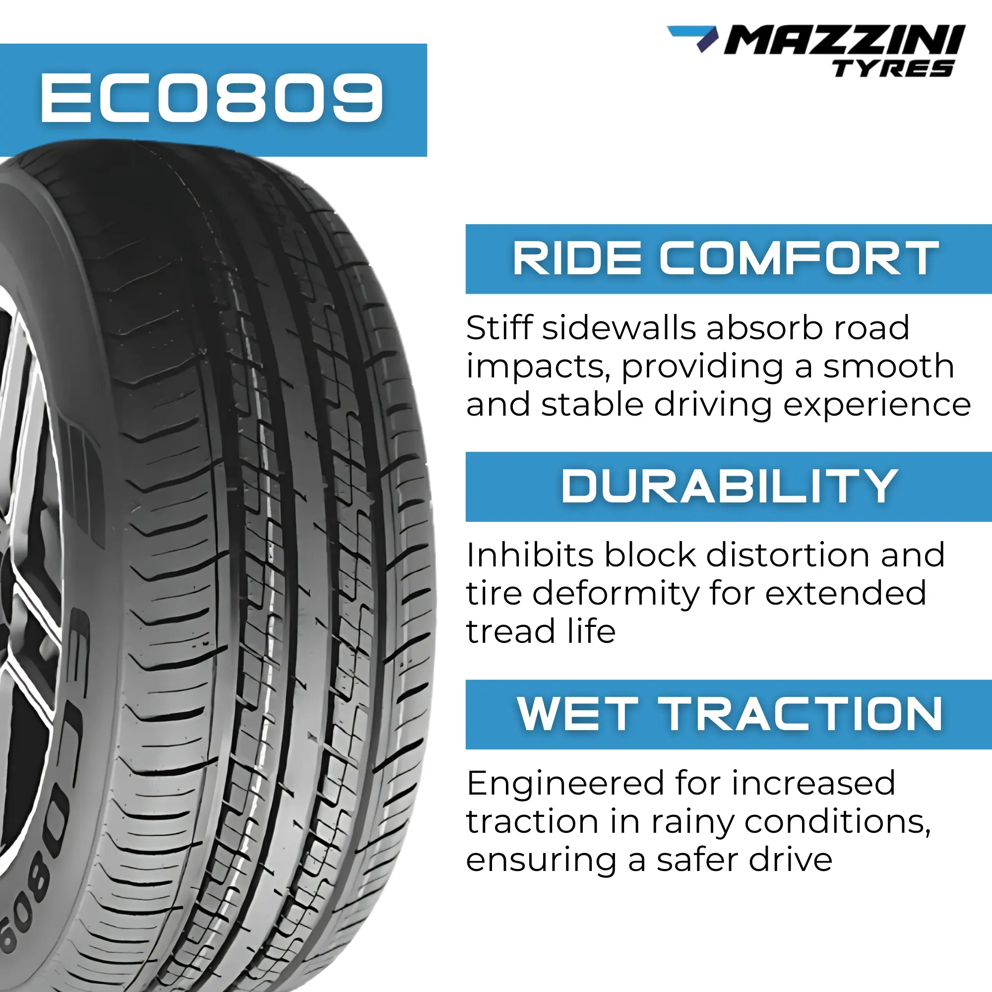 185/65R15 Mazzini Eco809 88H miniature 2
