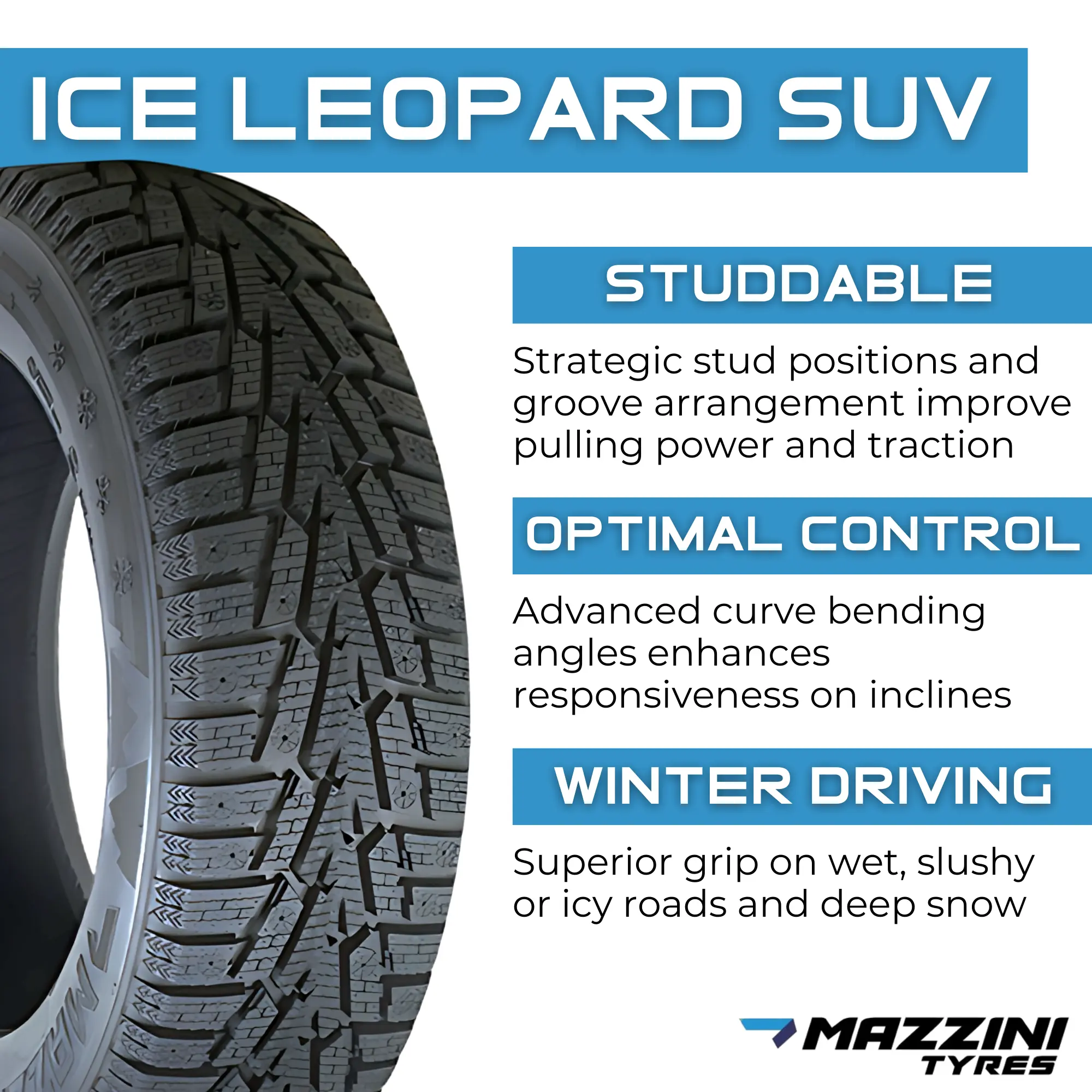 225/65R17XL Mazzini Ice Leopard SUV 106T thumbnail 2