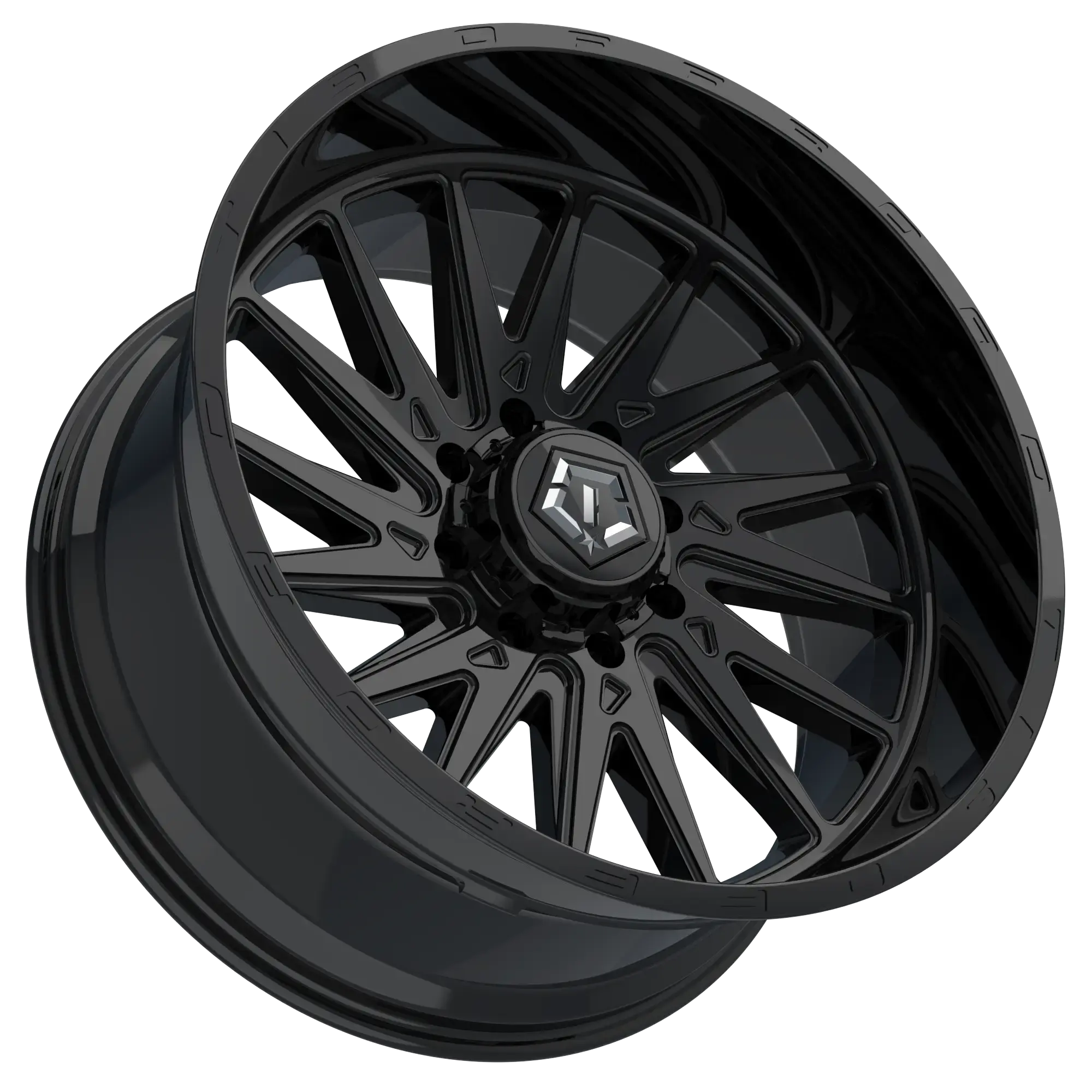 TIS Offroad 547 20X9 8X180 18mm Gloss Black - image principale du produit