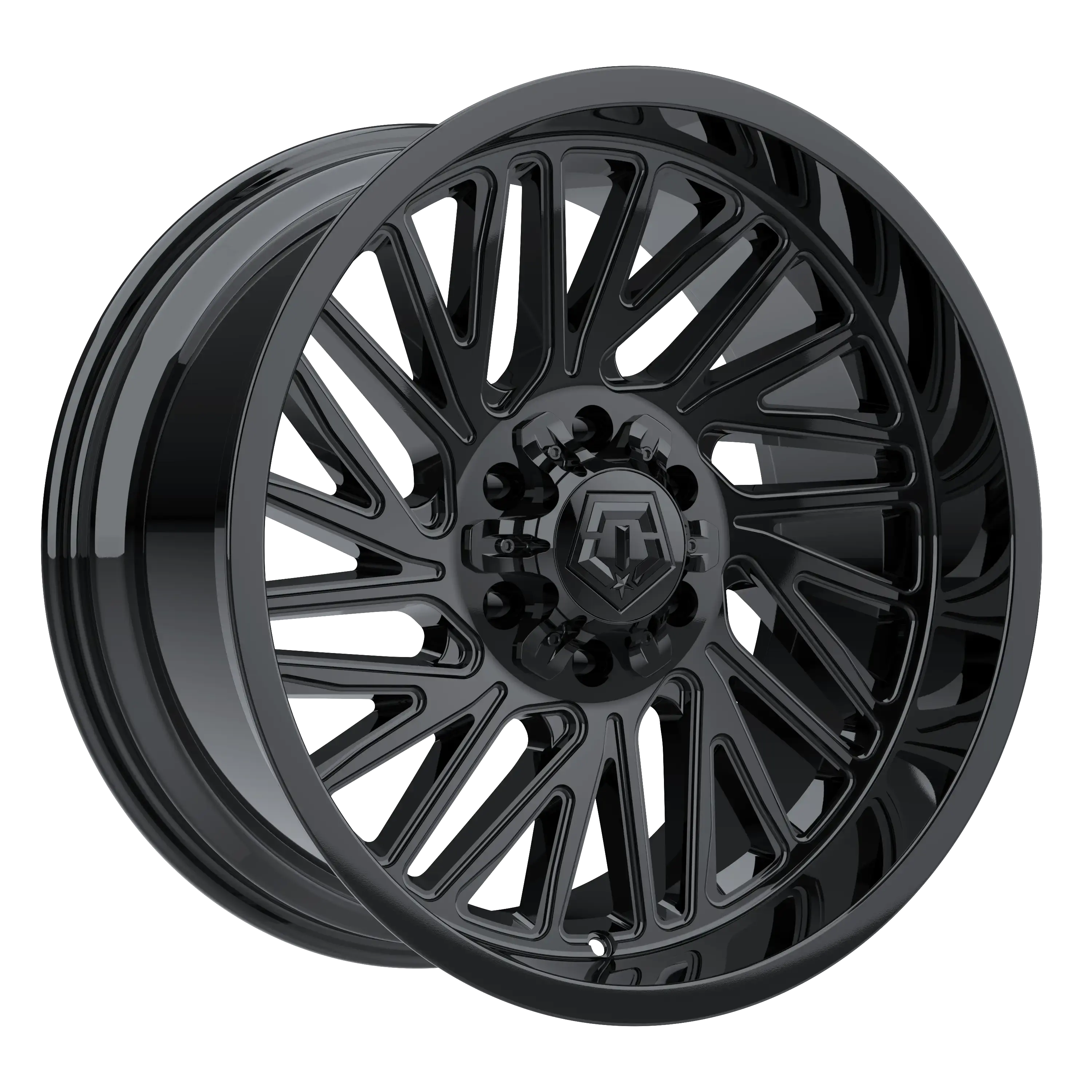 TIS Offroad 553 20X10 8X180 -12mm Gloss Black thumbnail 2