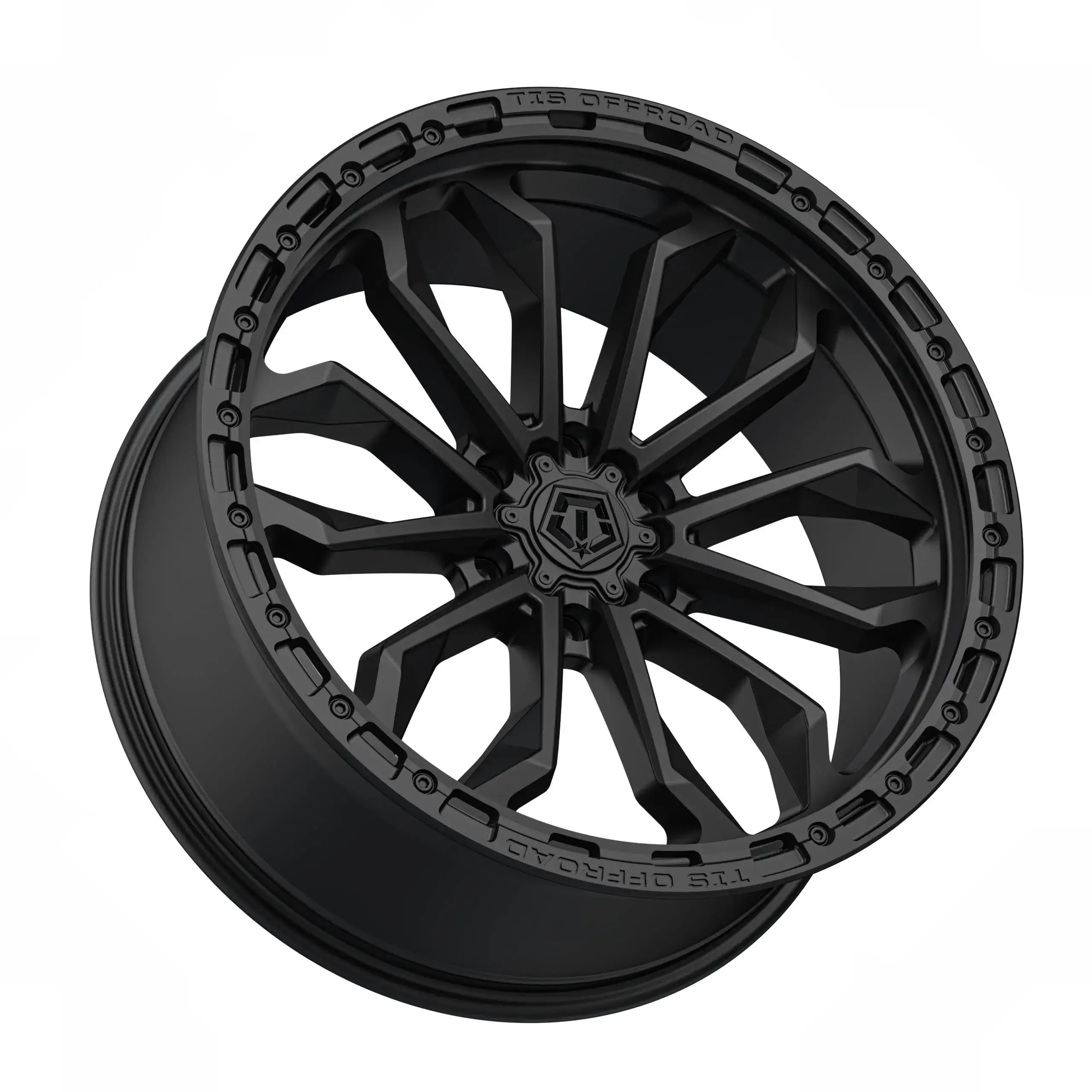 TIS Offroad  556 17X9 5X127 5X139.7 -13 Satin Black