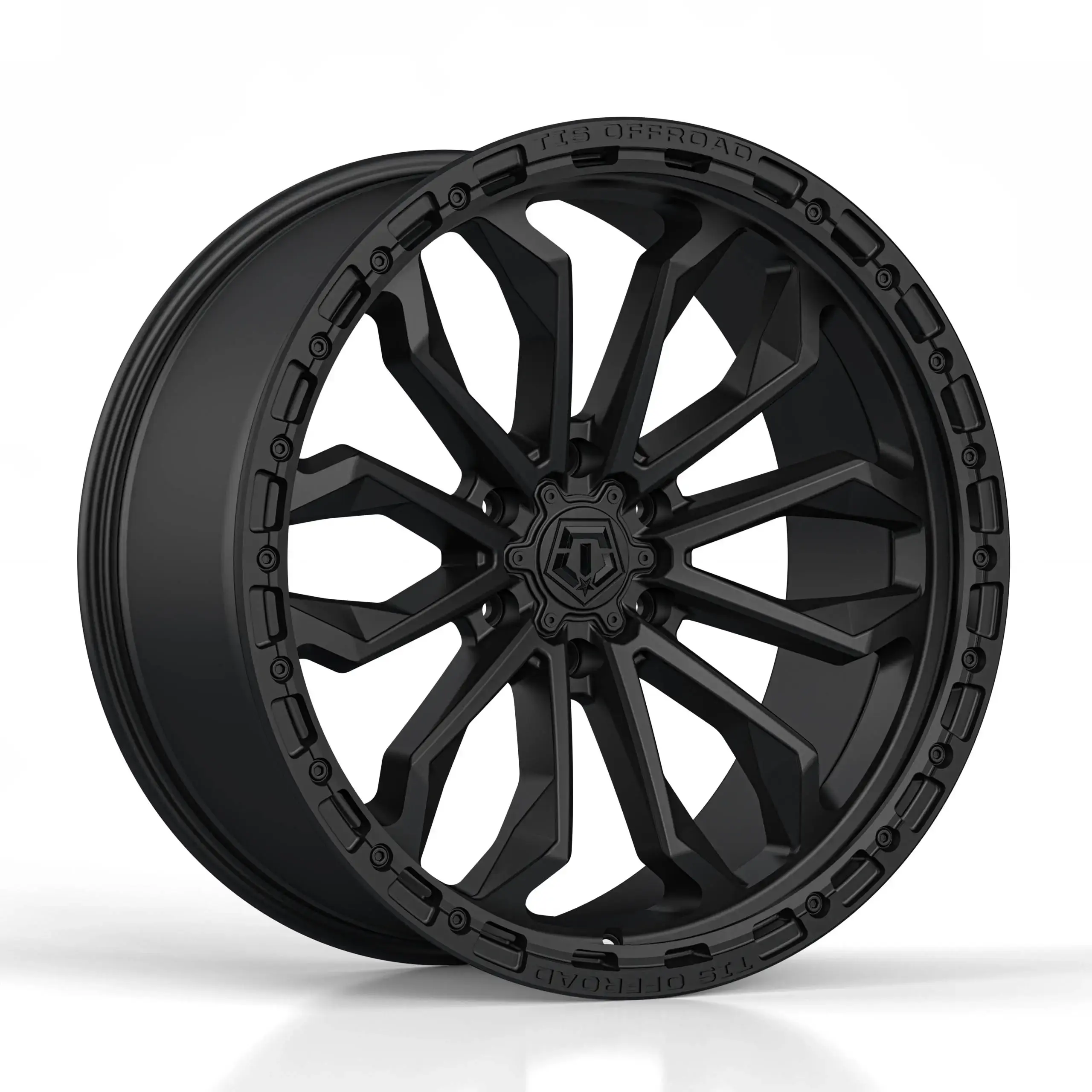 TIS Offroad  556 17X9 5X127 5X139.7 -13 Satin Black - image principale du produit
