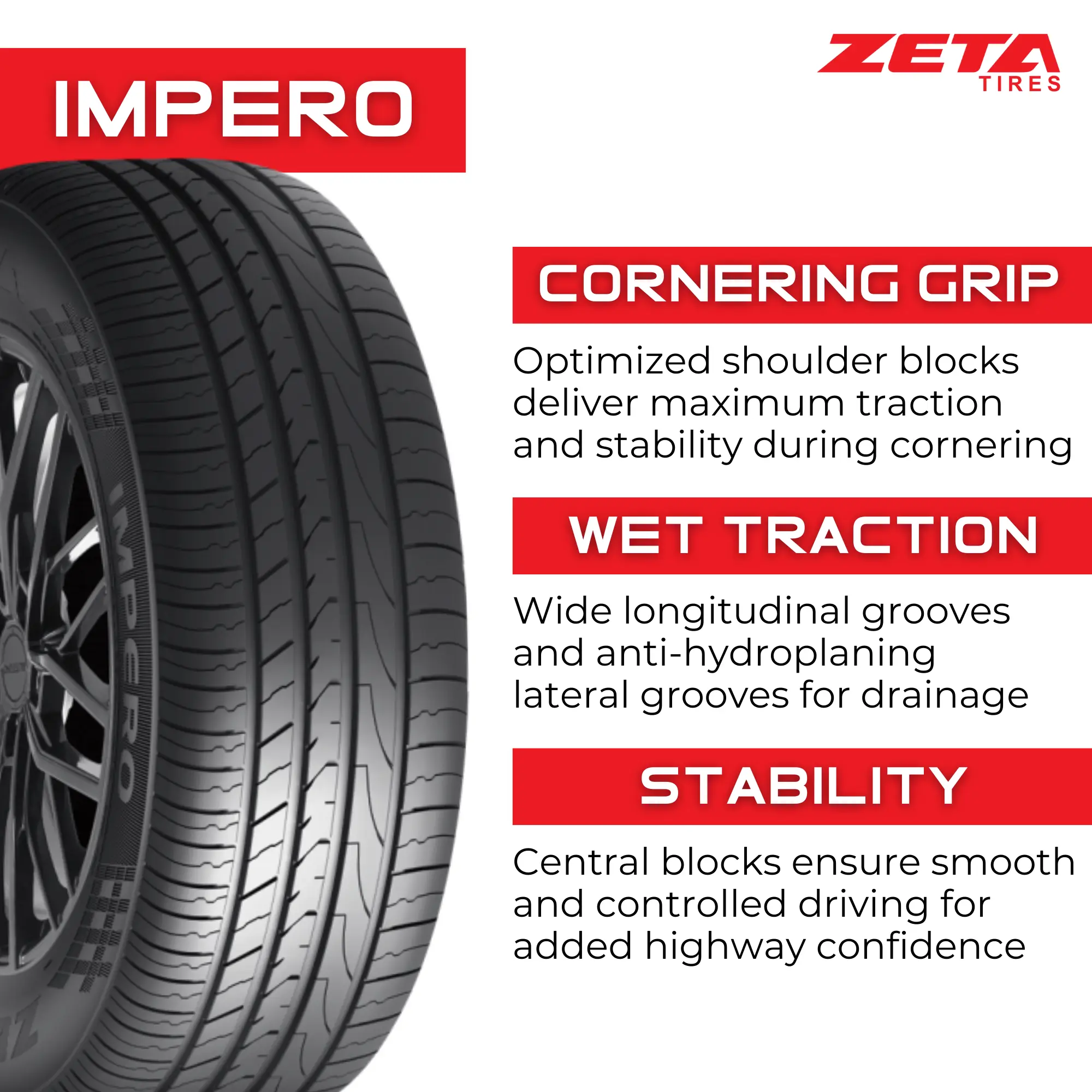 215/65R16XL Zeta Impero 102H miniature 2