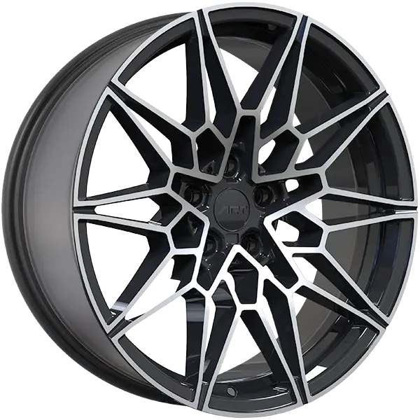 ART Replica Replica 284 19X9 5X112 ET 35mm Gloss Black & Machined Face - main product image