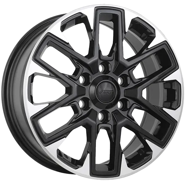 ART Replica 409 18X7.5 6X120 ET 40mm Gloss Black & Machined Face