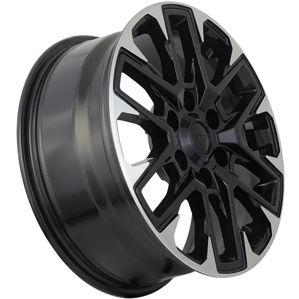 ART Replica 409 18X7.5 6X120 ET 40mm Gloss Black & Machined Face miniature 2