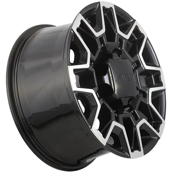 ART Replica Replica 410 18X9 8X170 ET 12mm Gloss Black & Machined Face miniature 2
