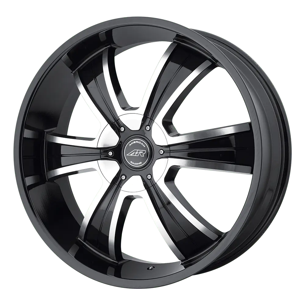 American Racing AR894 22X9 BLANK 15mm Gloss Black Machined - main product image