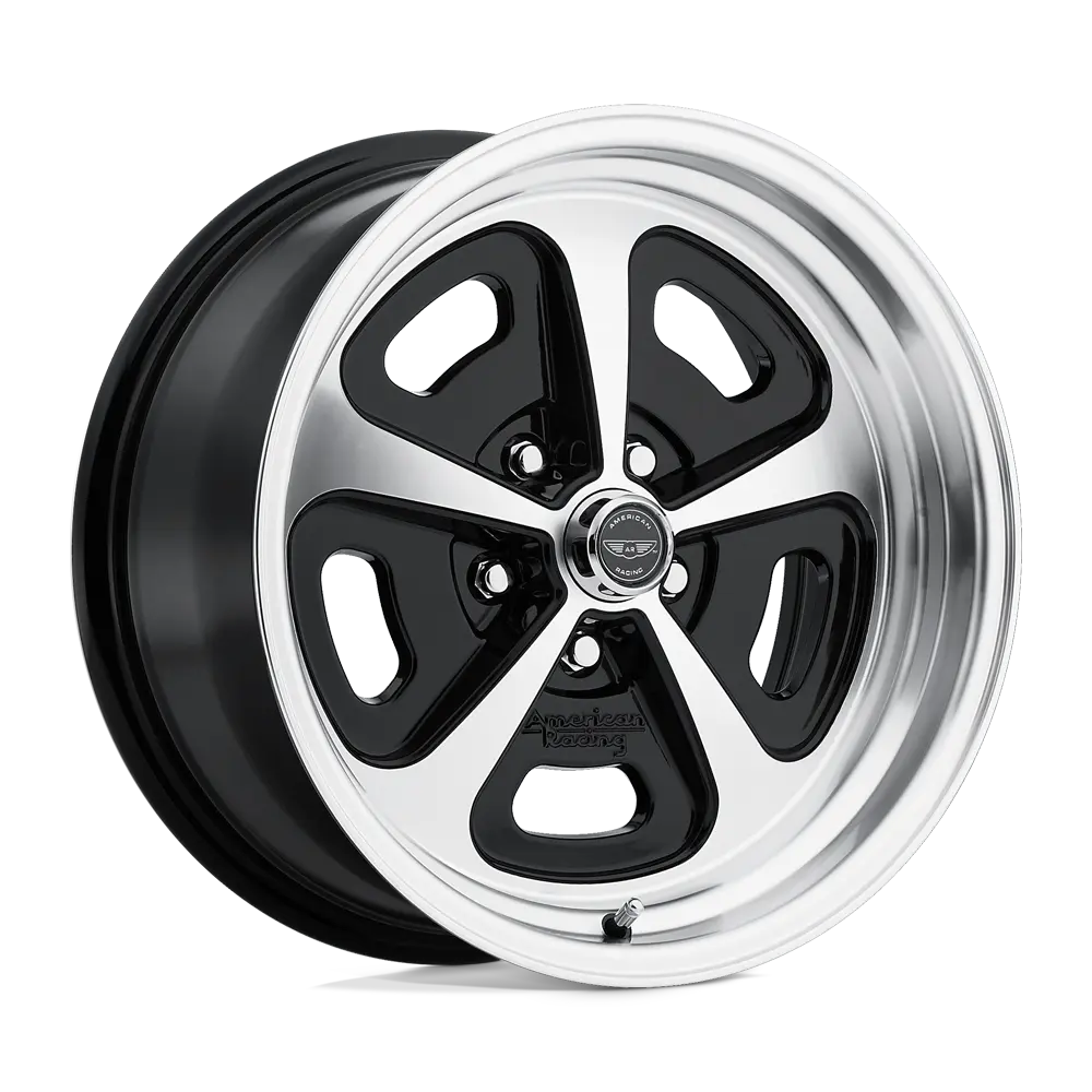 American Racing VN501 500 Mono Cast 15X7 5X120.65 0mm Gloss Black Machined - image principale du produit