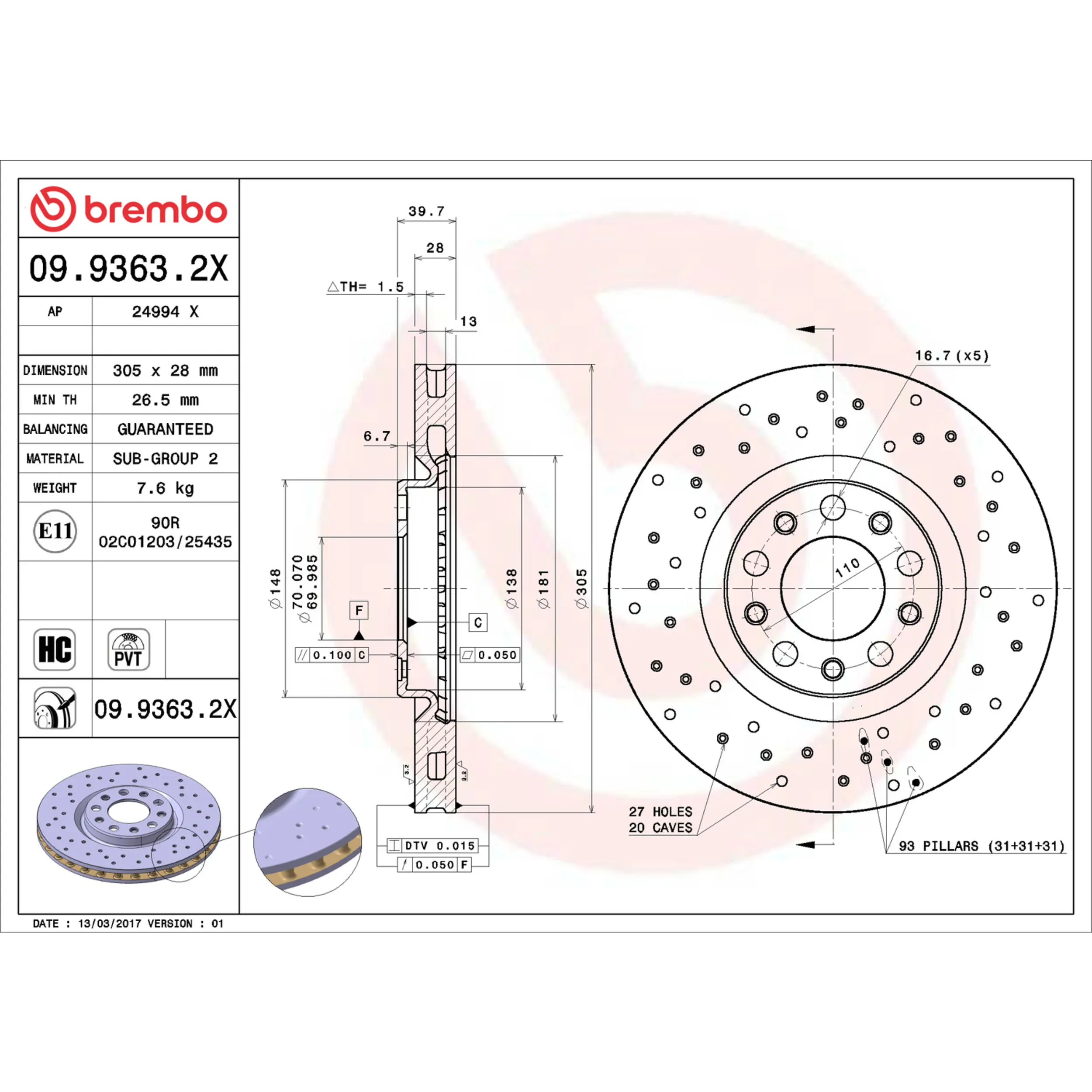 Disc Brake Kit - image principale du produit