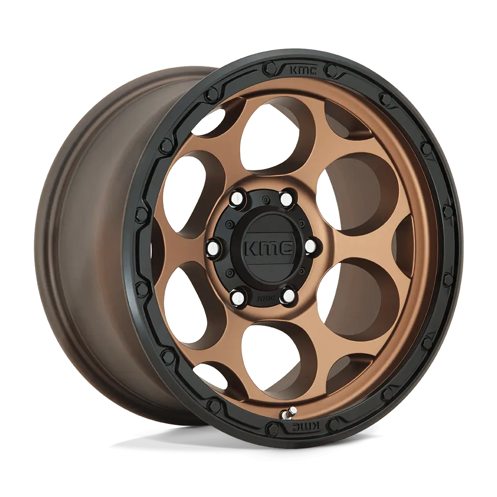 KMC KM541 Dirty Harry 17X8.5 8X165.1 ET 0mm Matte Bronze With Black Lip - main product image