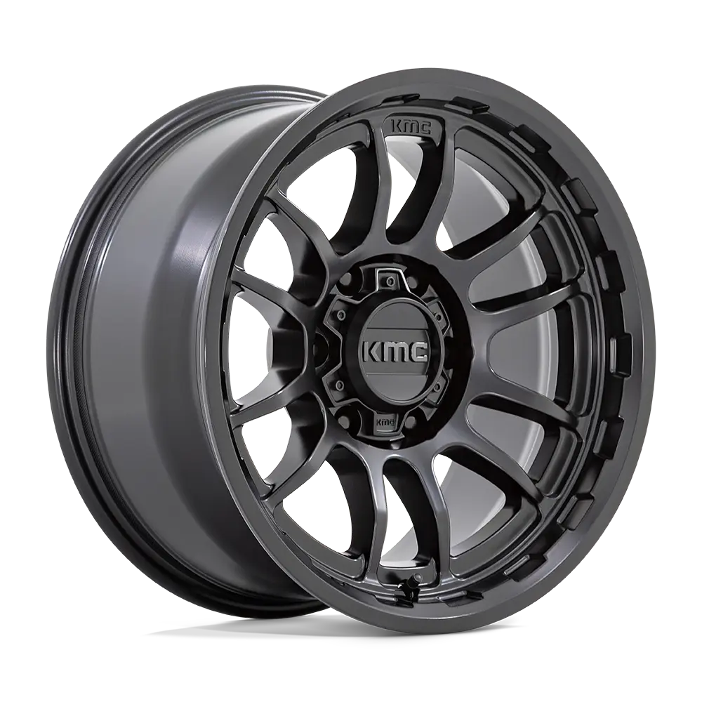 KMC KM727 Wrath 17X8.5 5X127 ET -10mm Satin Black - main product image