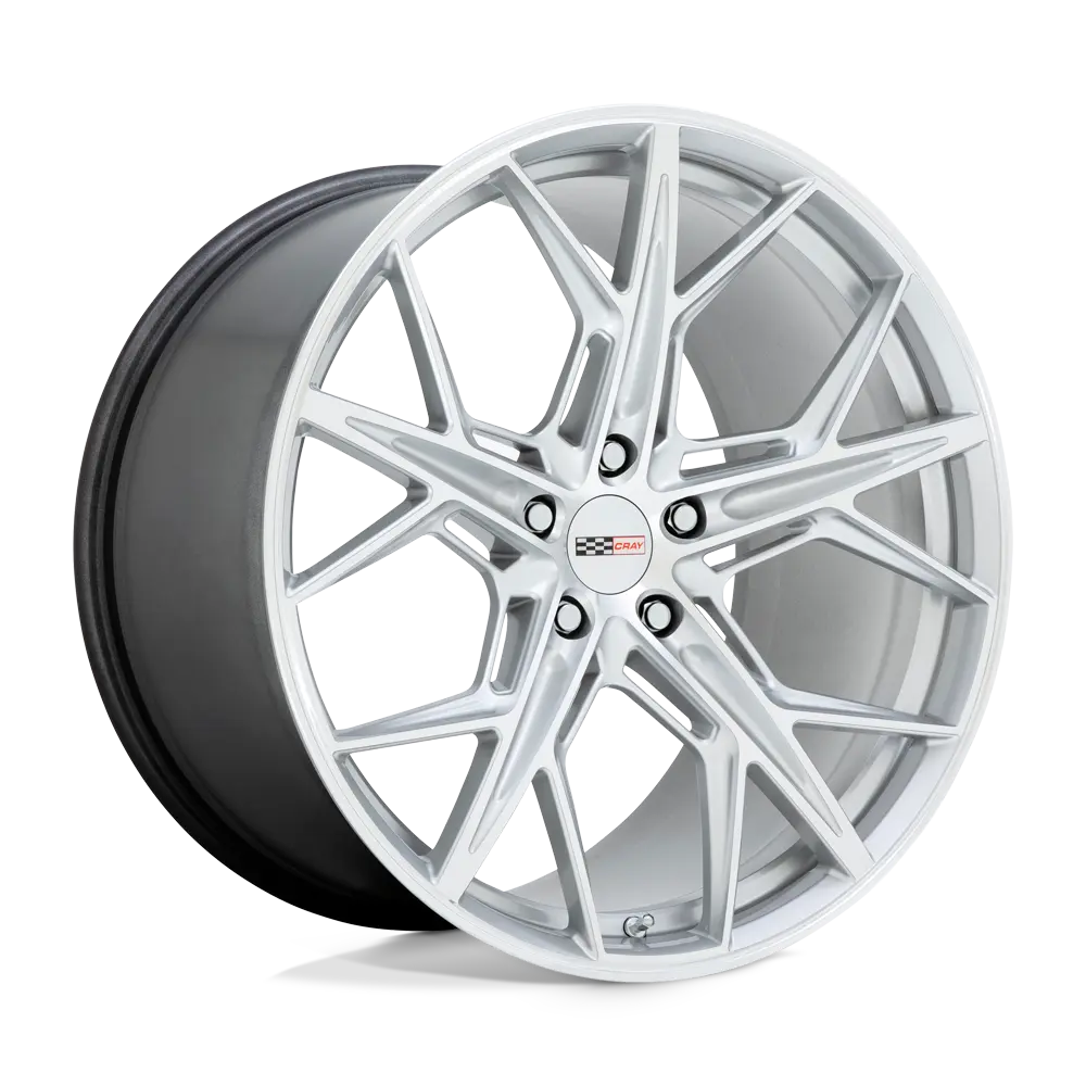 Cray Hammerhead 18X9 5X120.65 ET 50mm Gloss Silver W/ Mirror Cut Face