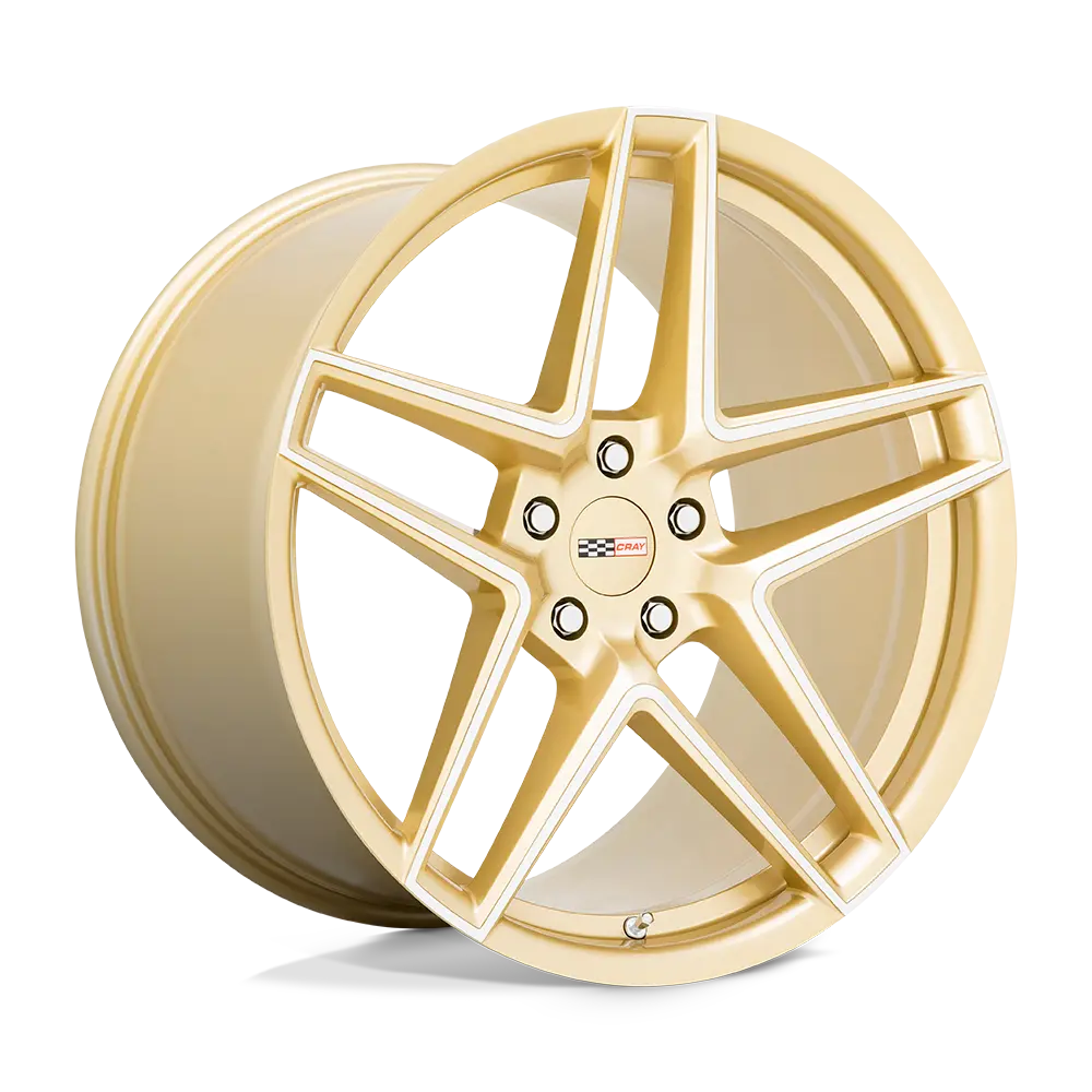 Cray Panthera 19X9 5X120 ET 38mm Gloss Gold With Mirror Face