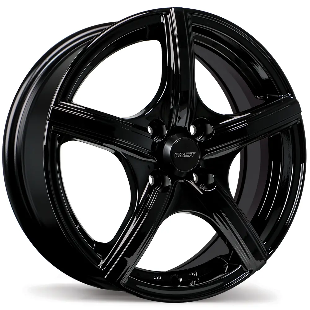 Fast Wheels Jet 14X5.5 4X100 40mm Gloss Black - image principale du produit
