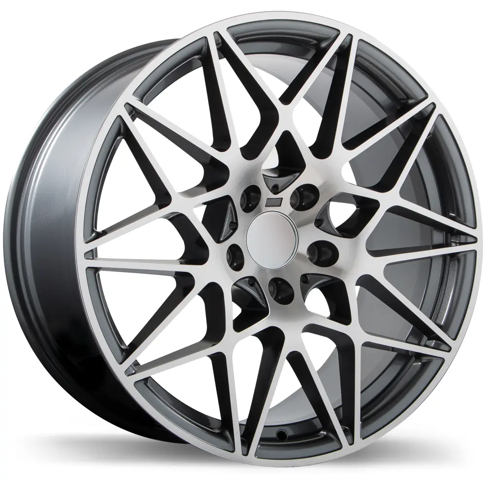Replika R208 19X8.5 5X120 ET 35mm Gloss Gunmetal with Machined Face