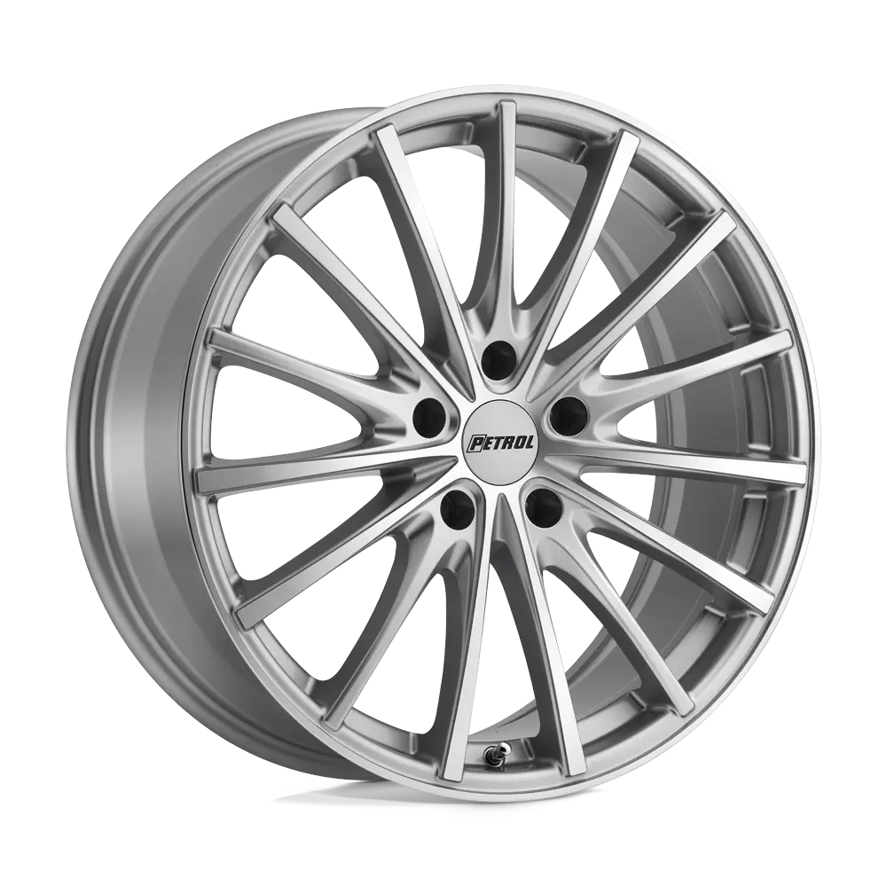 Petrol P3A 17X8 5X110 ET 40mm Silver W/ Machined Cut Face