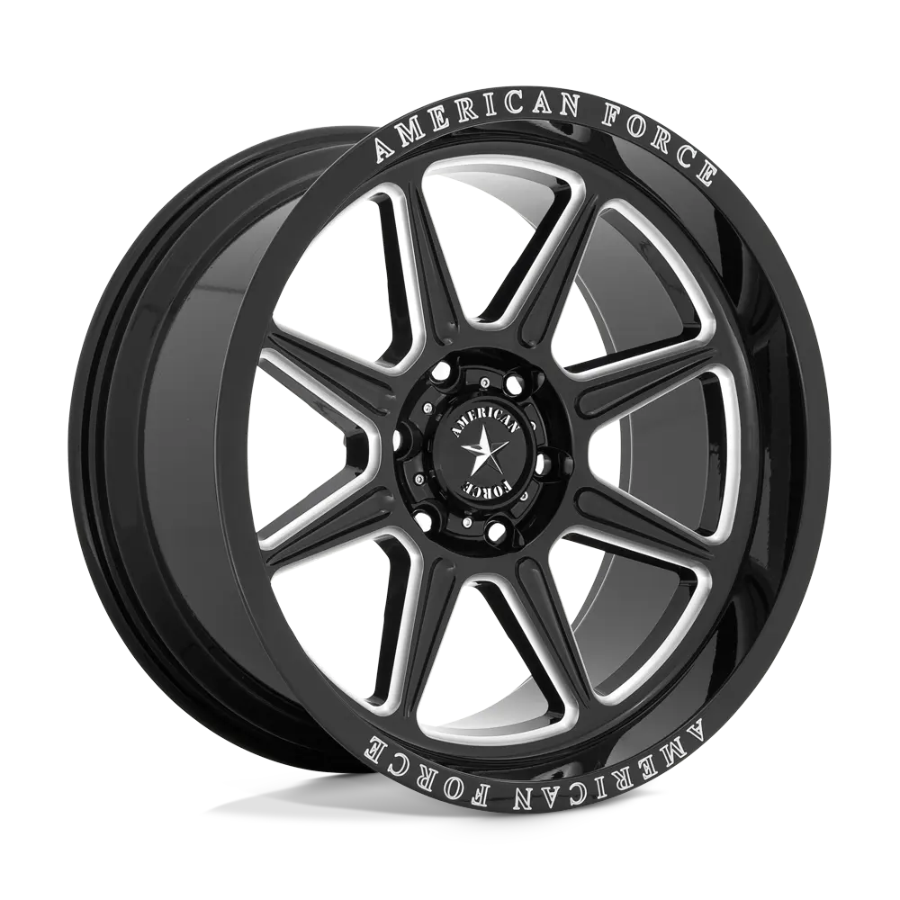 American Force AC002 Trail 22X10 6X139.7 -18 mm Gloss Black Milled - main product image