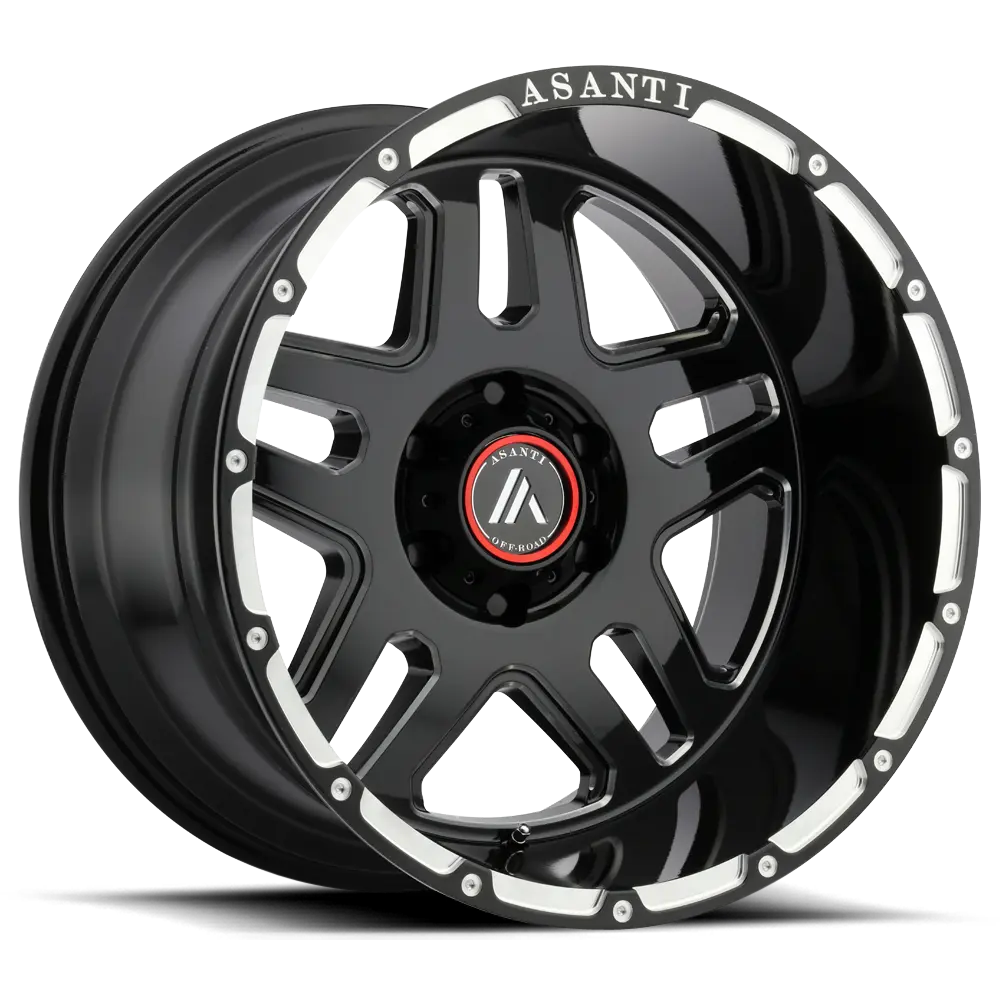 Asanti AB809 Enforcer 20X9 5X150 40mm Gloss Black Milled - image principale du produit