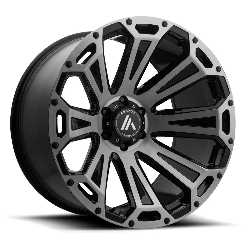 Asanti AB813 Cleaver 20X10 6X139.7 -12 mm Black-Brushed - image principale du produit