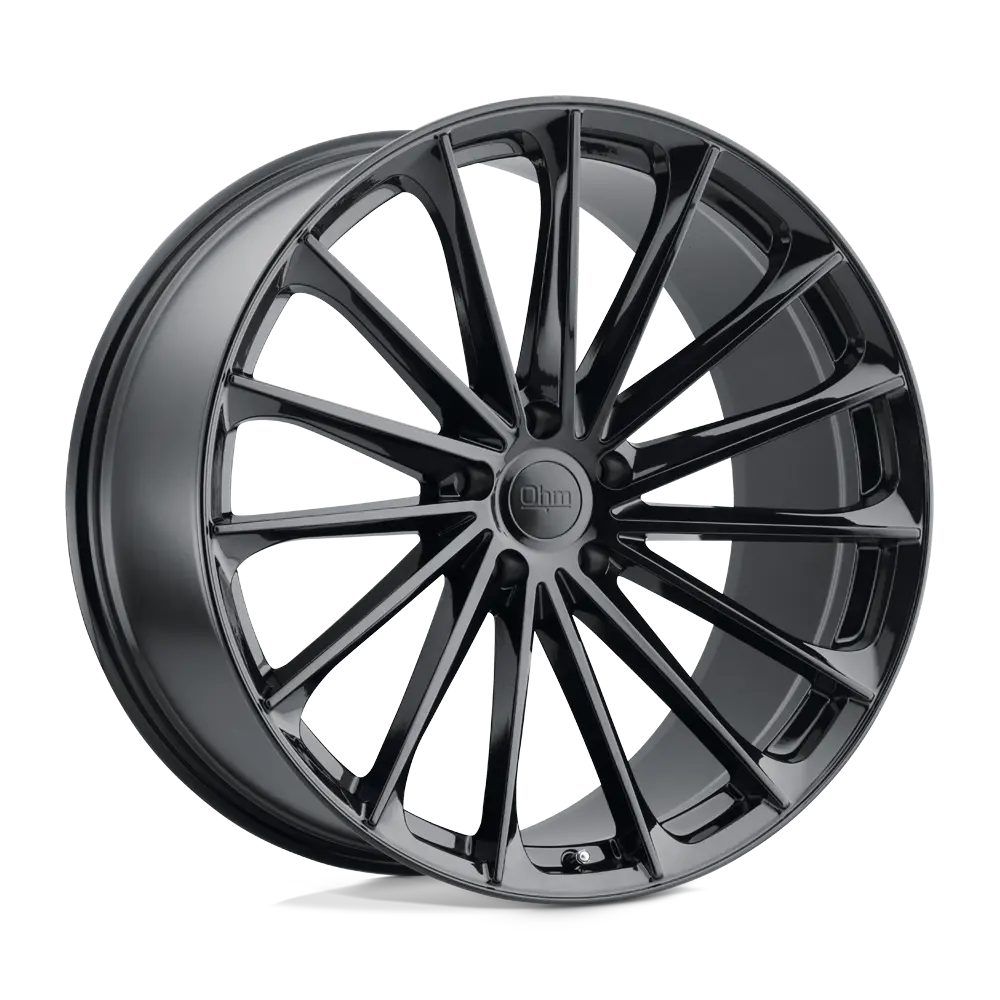 OHM Proton 17X6.5 5X114.3 ET 45mm Gloss Black