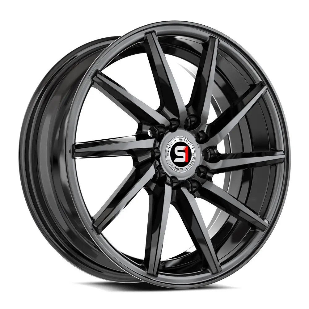 SPEC-1 Wheels SP-74 16X6 5X100 / 5X114.3 ET 35mm Gloss Black