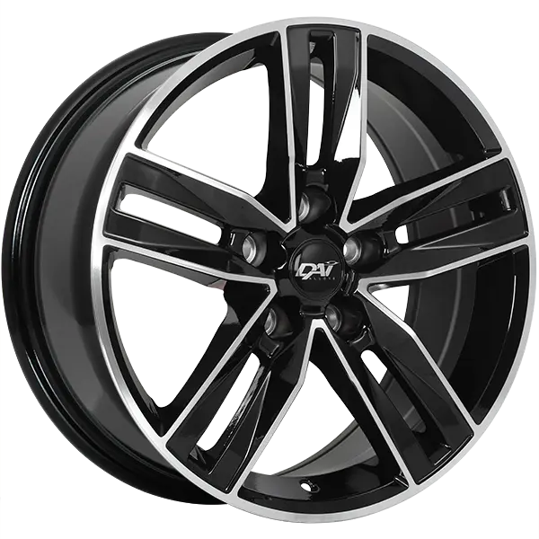 DAI Wheels Prime 18X8.0 5x120 45mm Gloss Black - Machined Face - image principale du produit