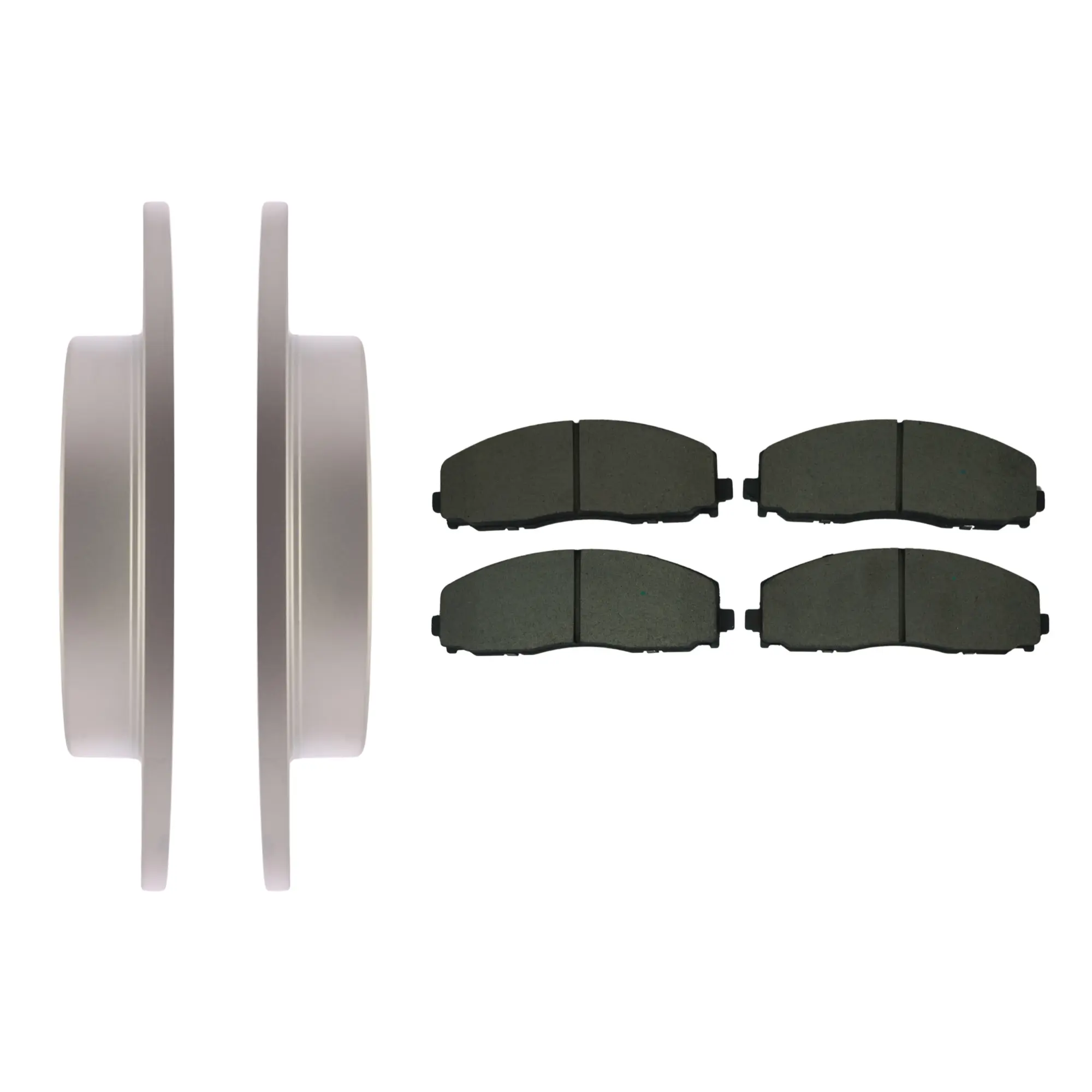 Coated Brake Rotor & Ceramic Pad Kit - main product image