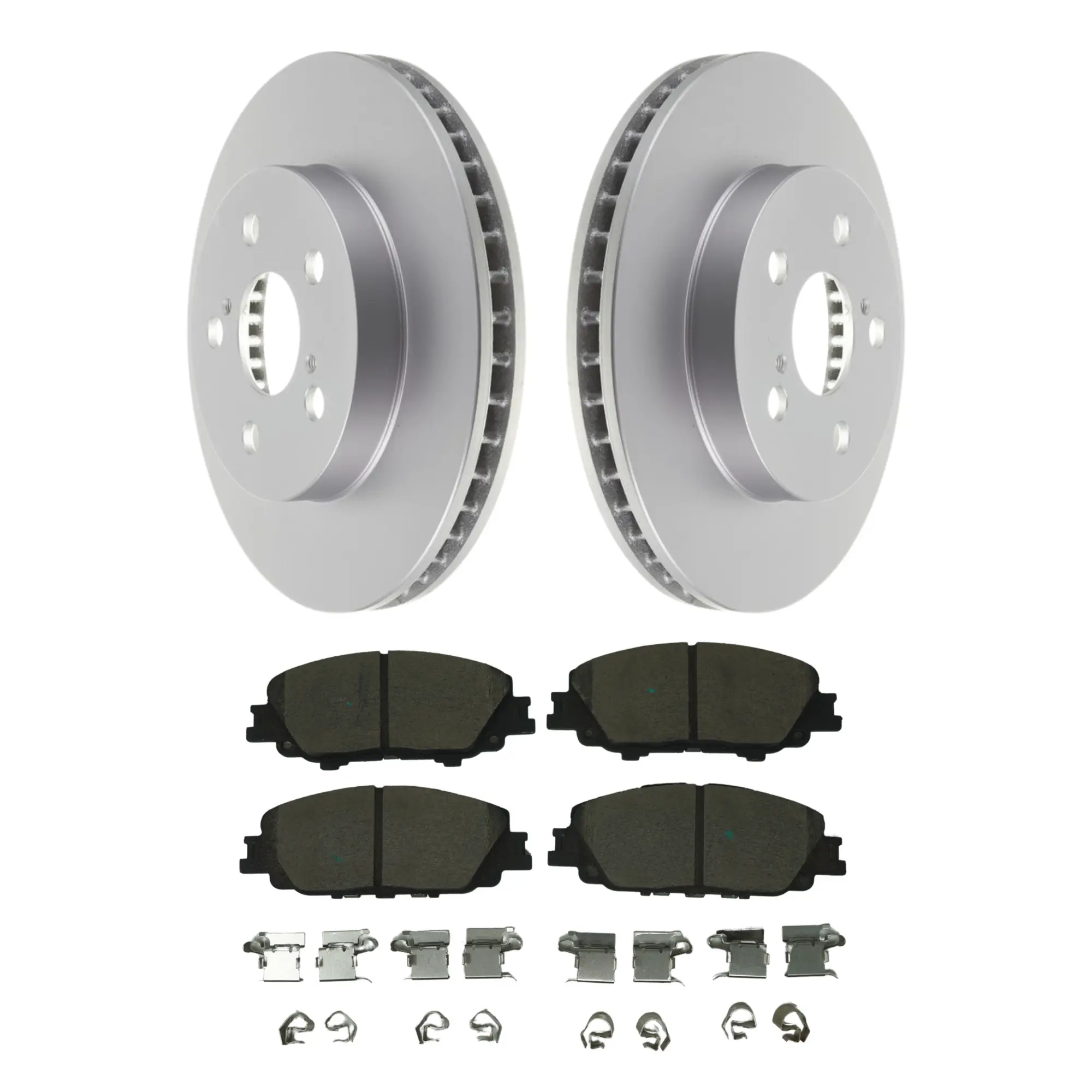 Coated Brake Rotor & Ceramic Pad Kit - image principale du produit