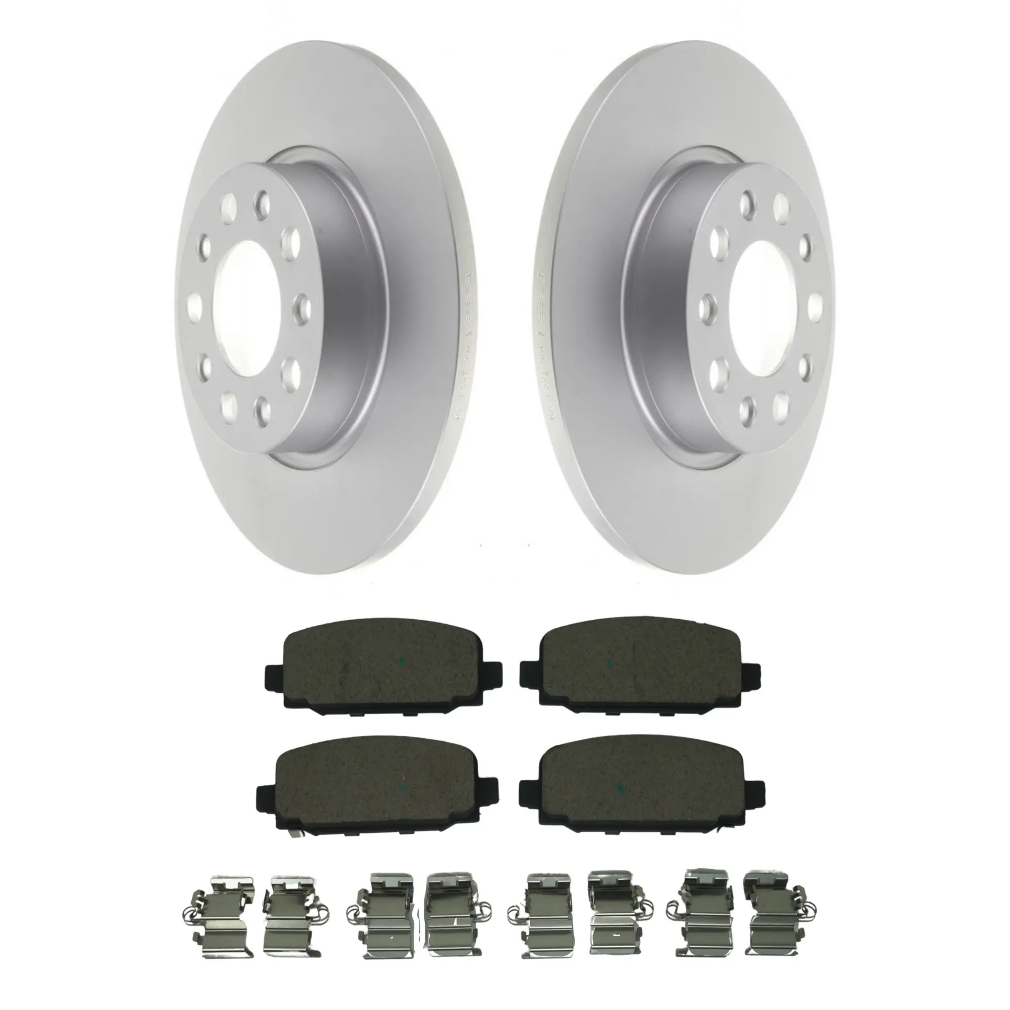 Coated Brake Rotor & Ceramic Pad Kit - image principale du produit
