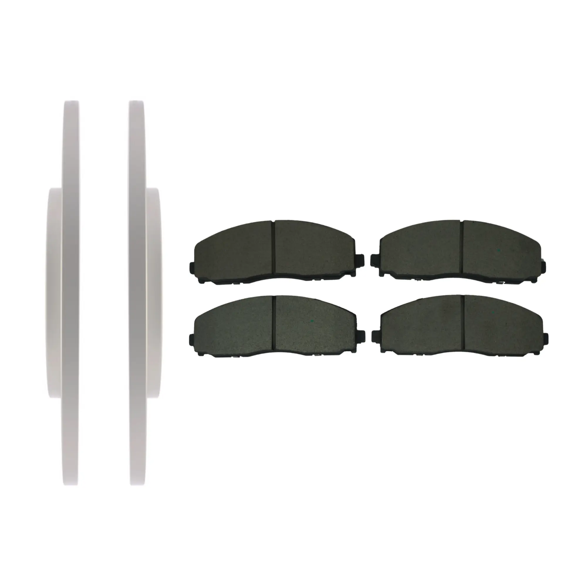 Coated Brake Rotor & Ceramic Pad Kit - image principale du produit