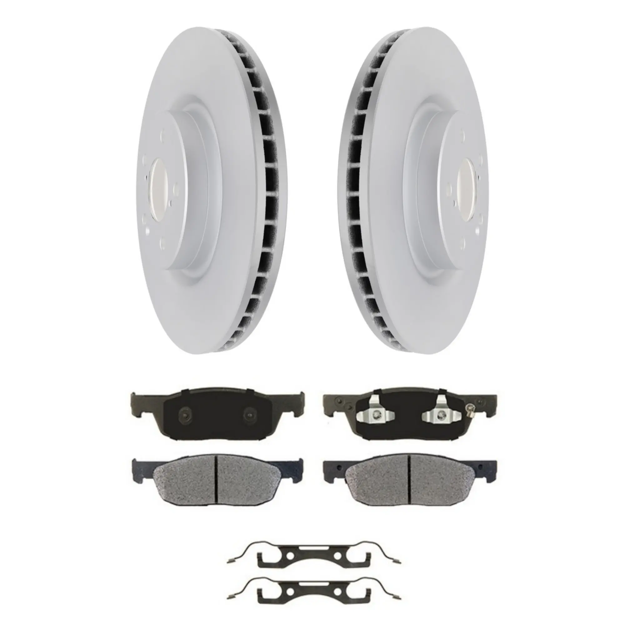 Coated Brake Rotor & Ceramic Pad Kit - image principale du produit