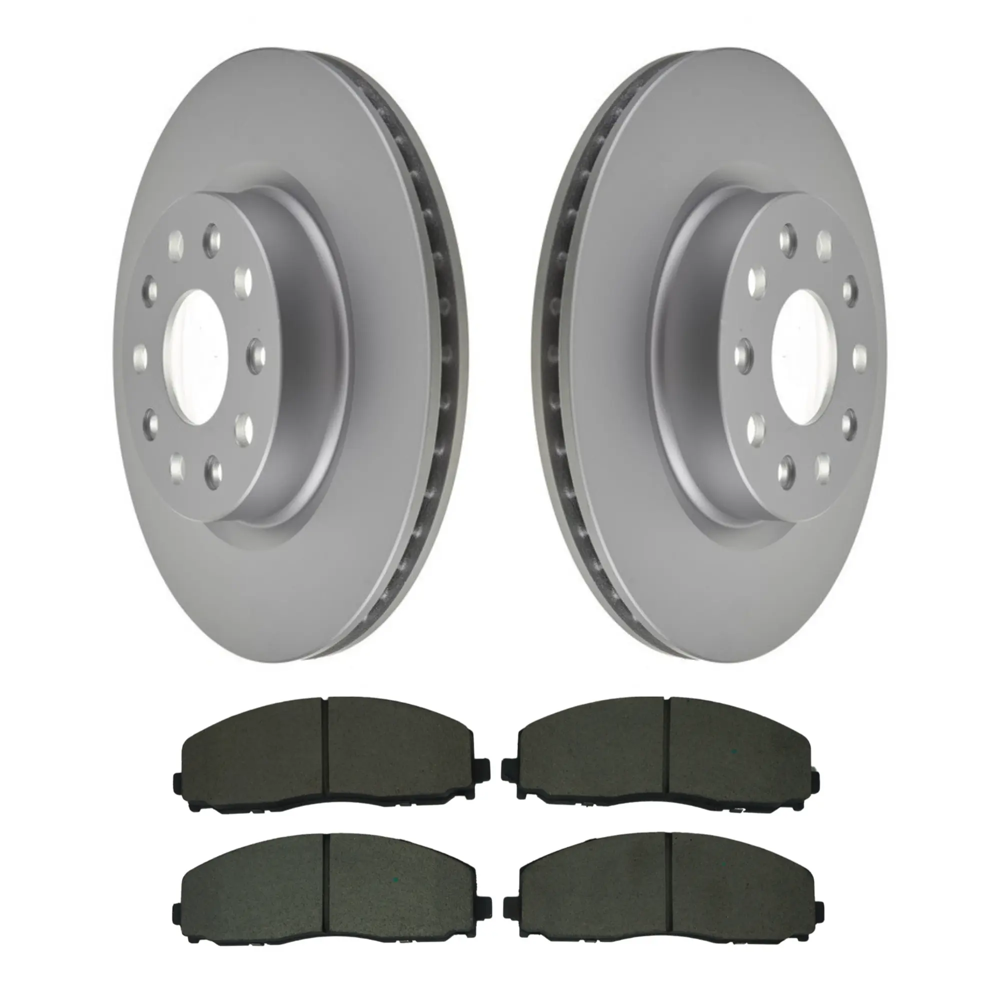 Coated Brake Rotor & Ceramic Pad Kit - main product image