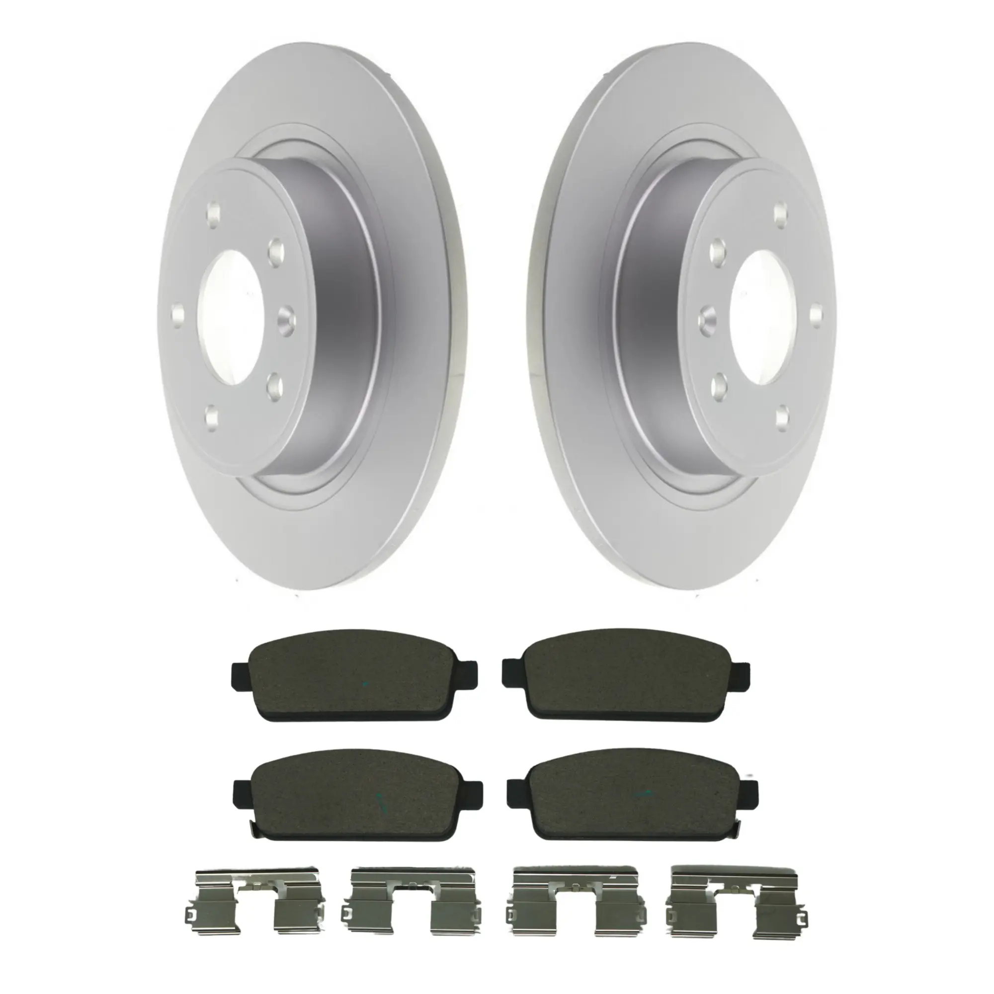 Coated Brake Rotor & Ceramic Pad Kit - image principale du produit