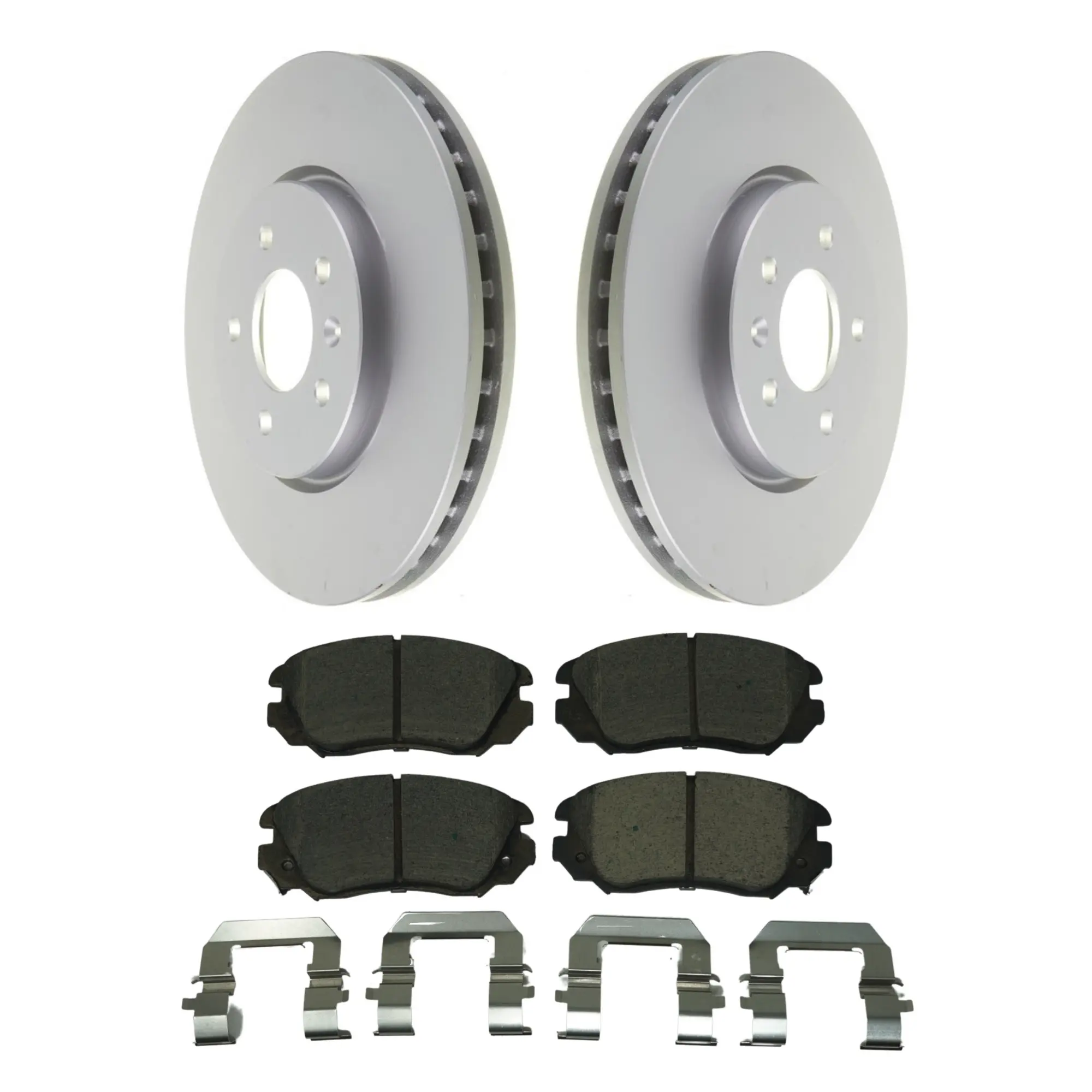 Coated Brake Rotor & Ceramic Pad Kit - image principale du produit