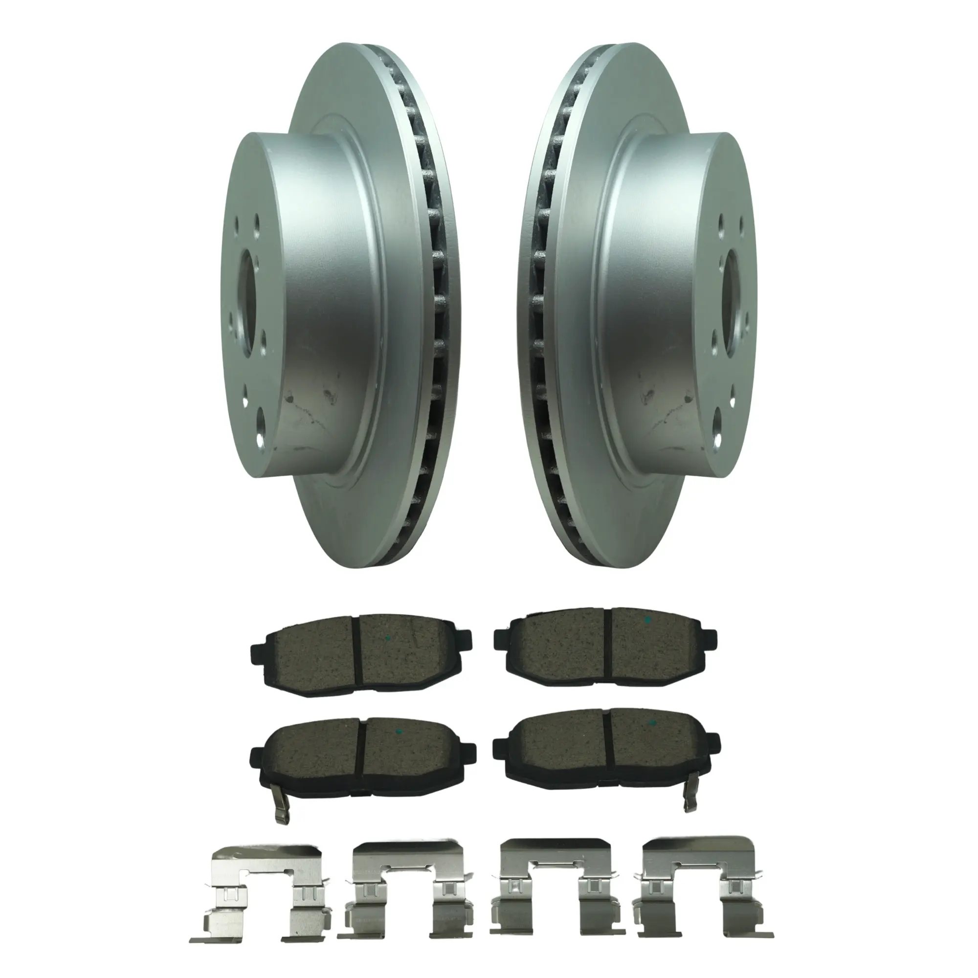 Coated Brake Rotor & Ceramic Pad Kit - image principale du produit