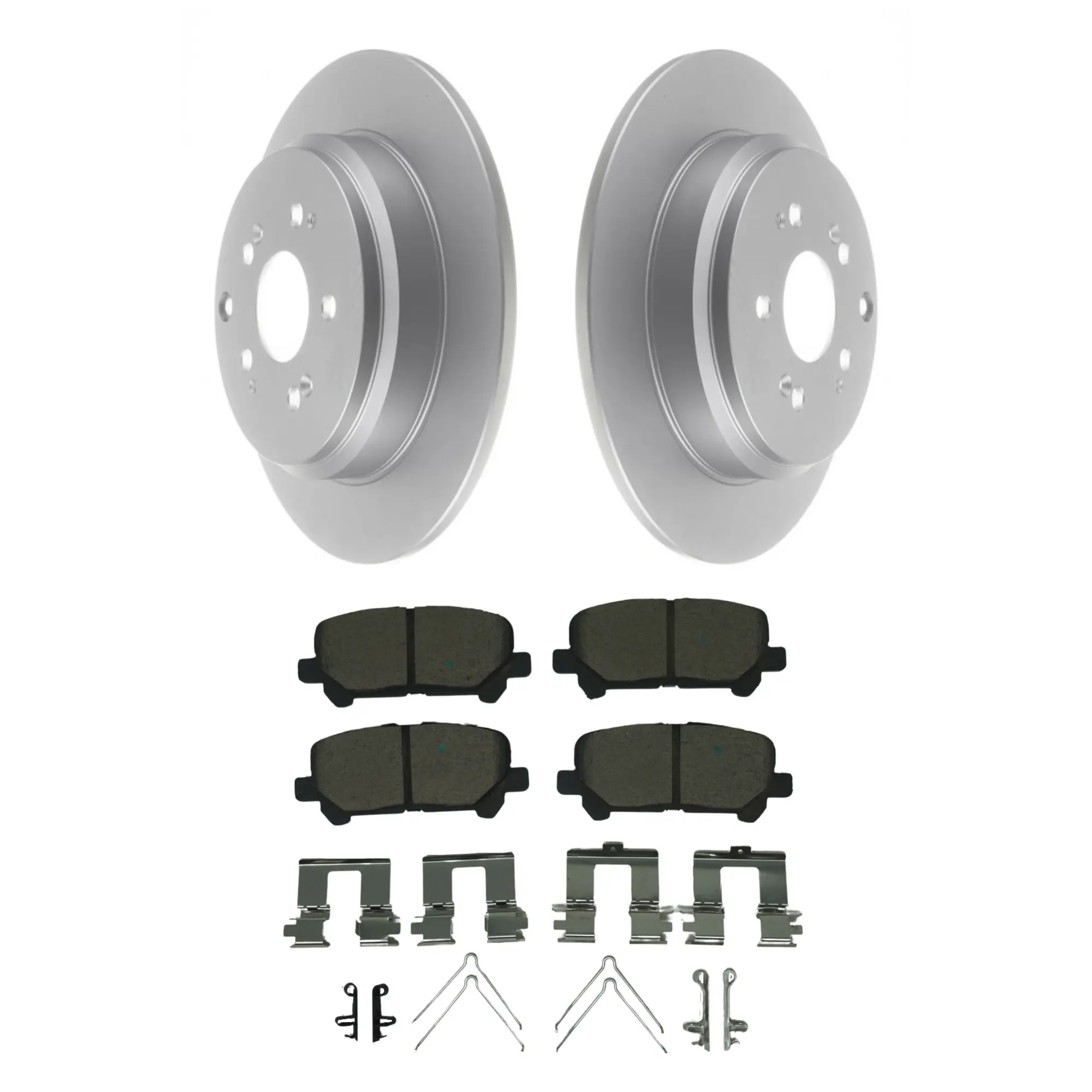 Coated Brake Rotor & Ceramic Pad Kit - image principale du produit