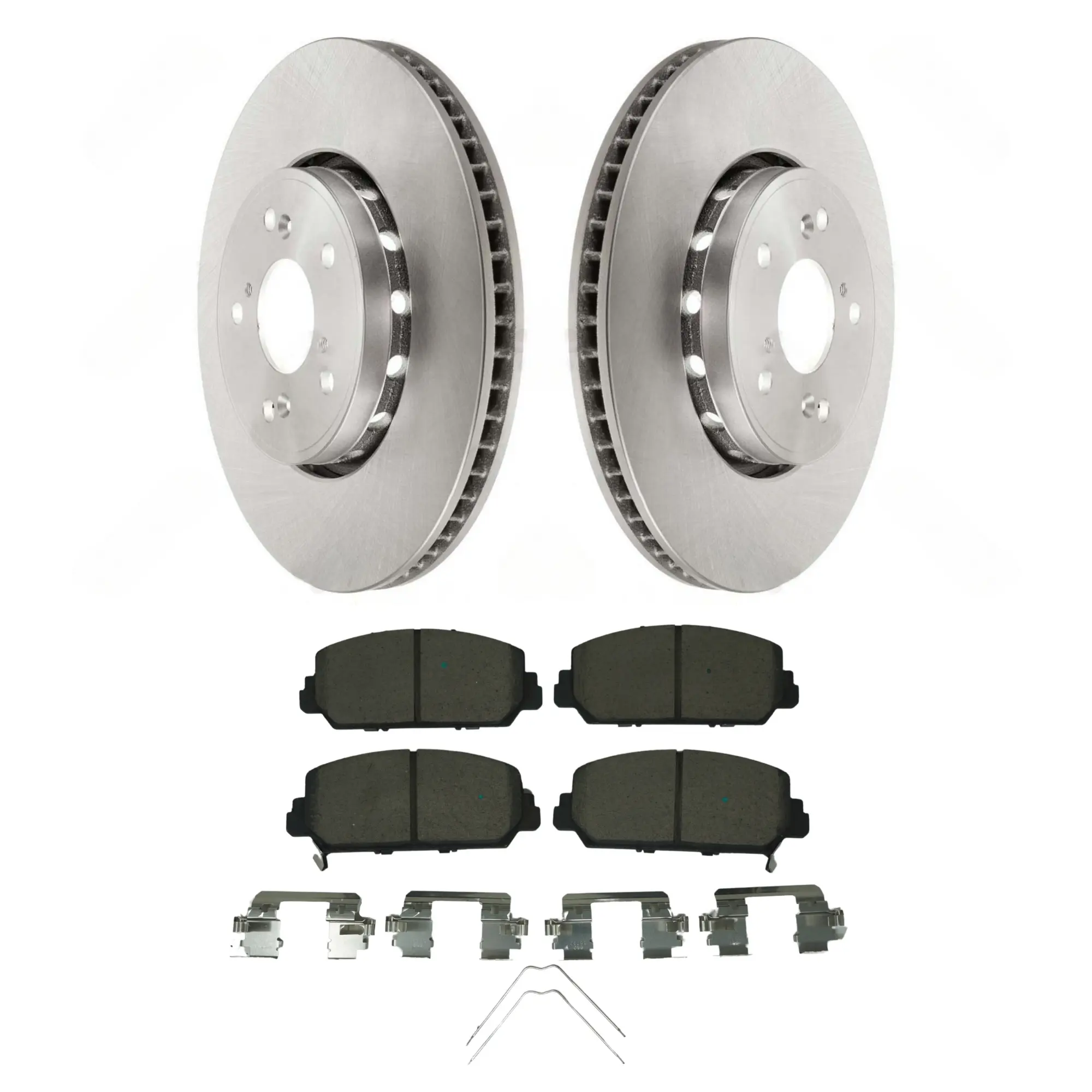 Coated Brake Rotor & Ceramic Pad Kit - main product image