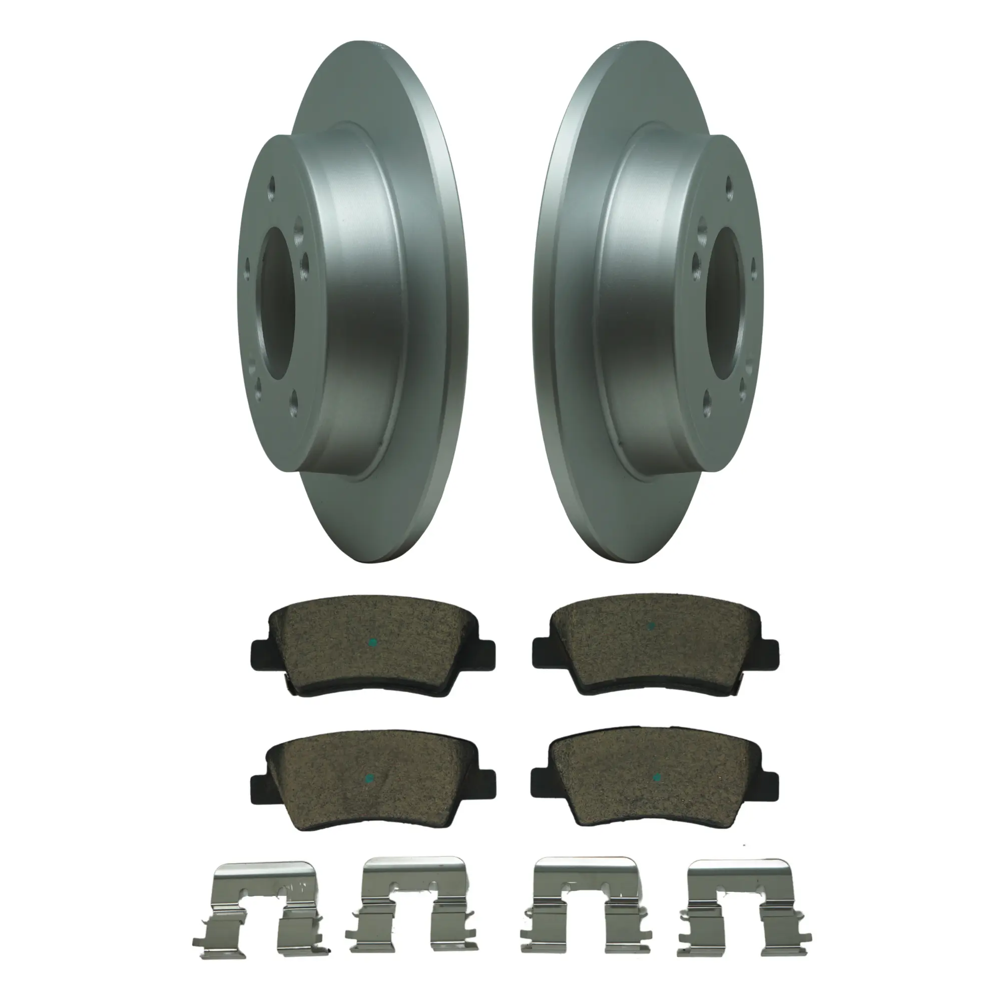 Coated Brake Rotor & Ceramic Pad Kit - image principale du produit