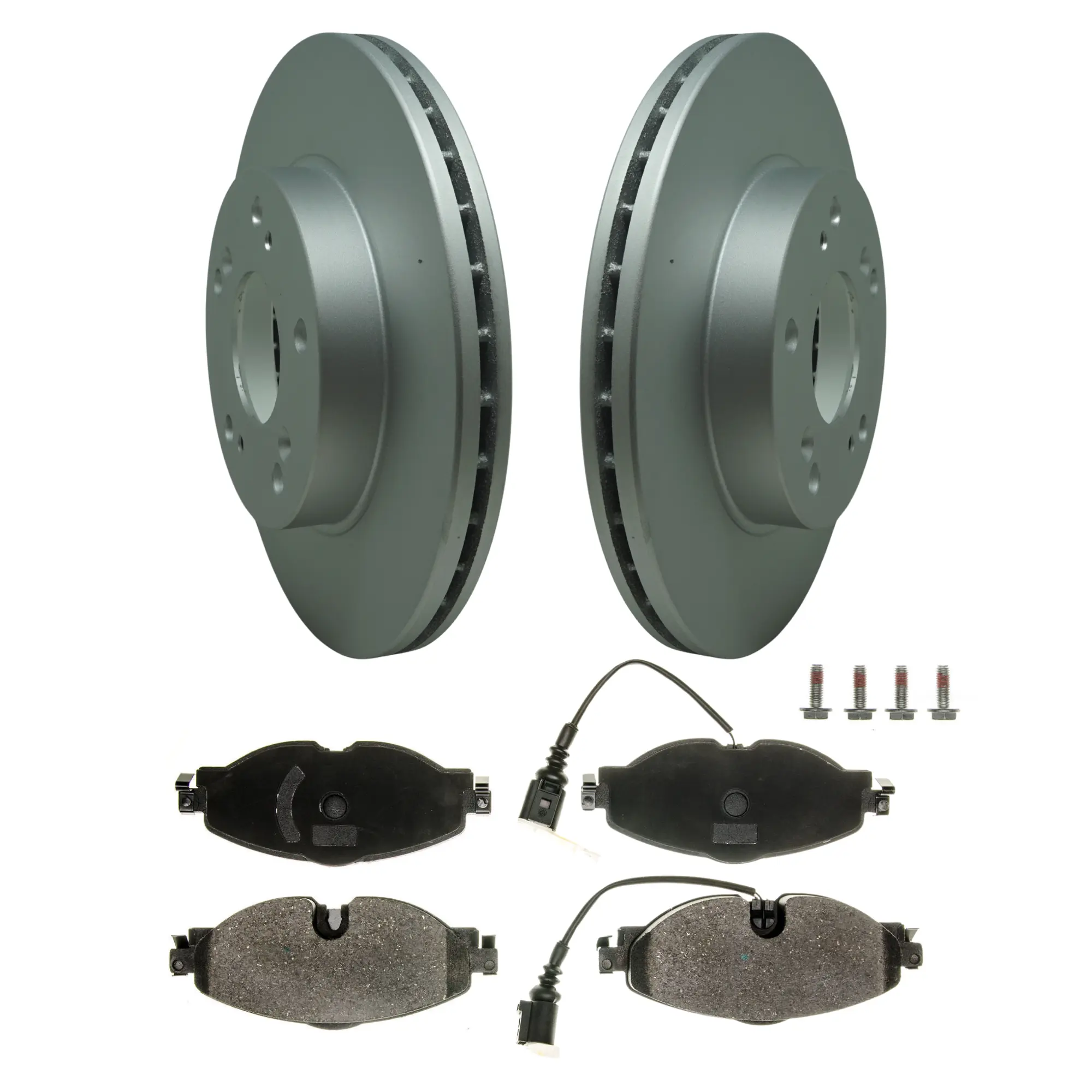 Coated Brake Rotor & Ceramic Pad Kit - image principale du produit