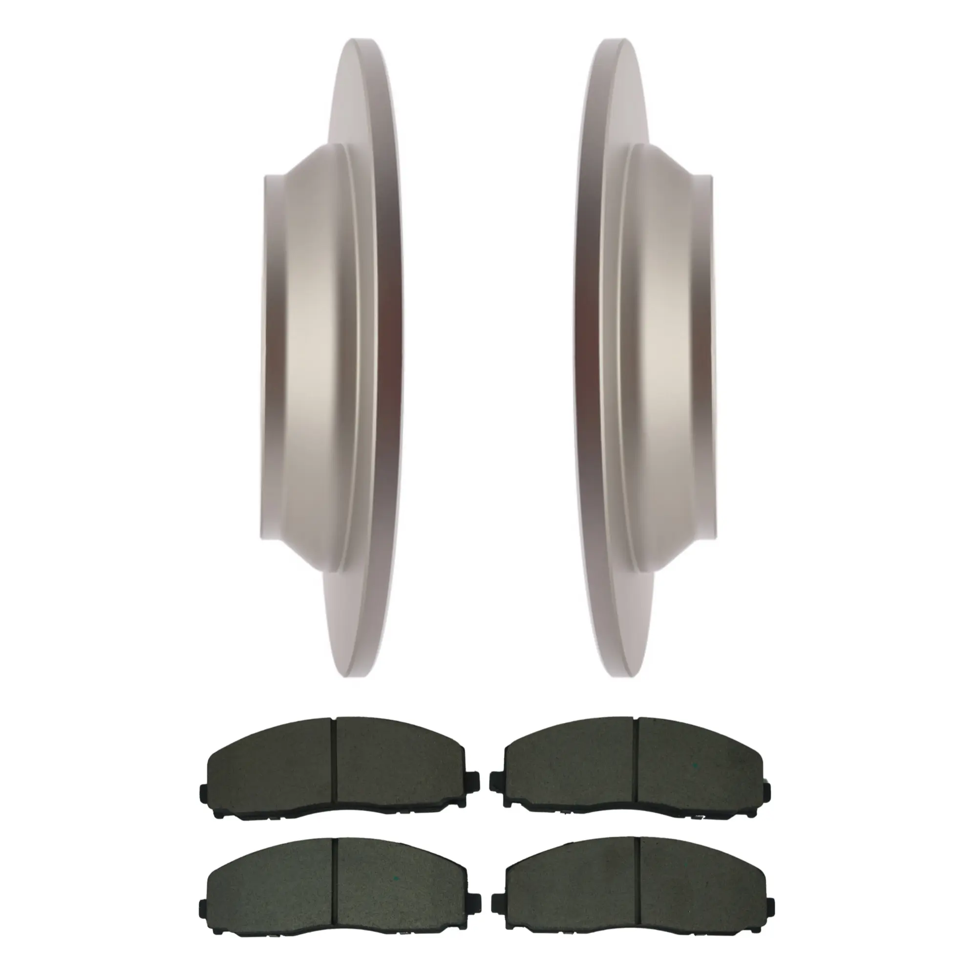 Coated Brake Rotor & Ceramic Pad Kit - image principale du produit