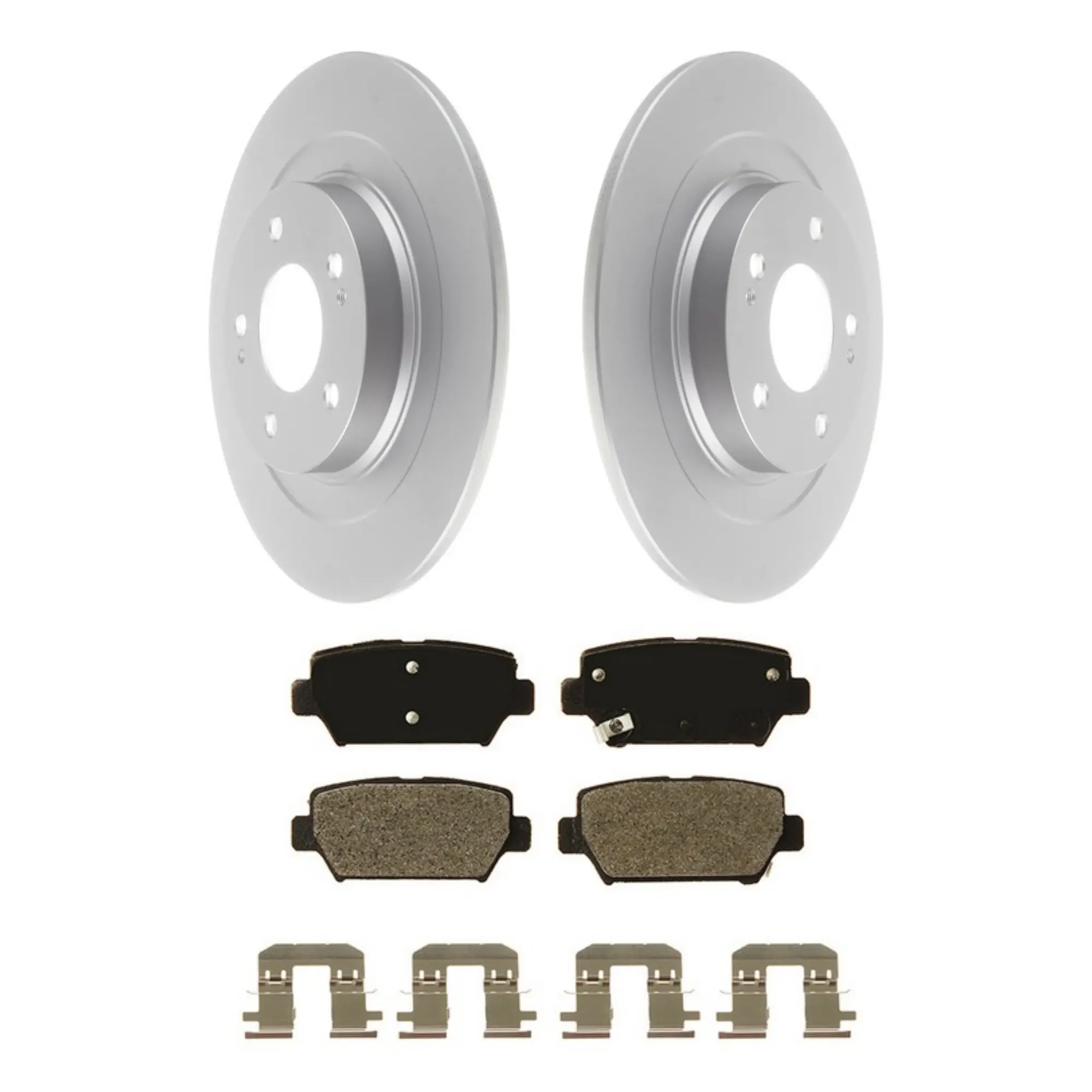 Coated Brake Rotor & Ceramic Pad Kit - image principale du produit
