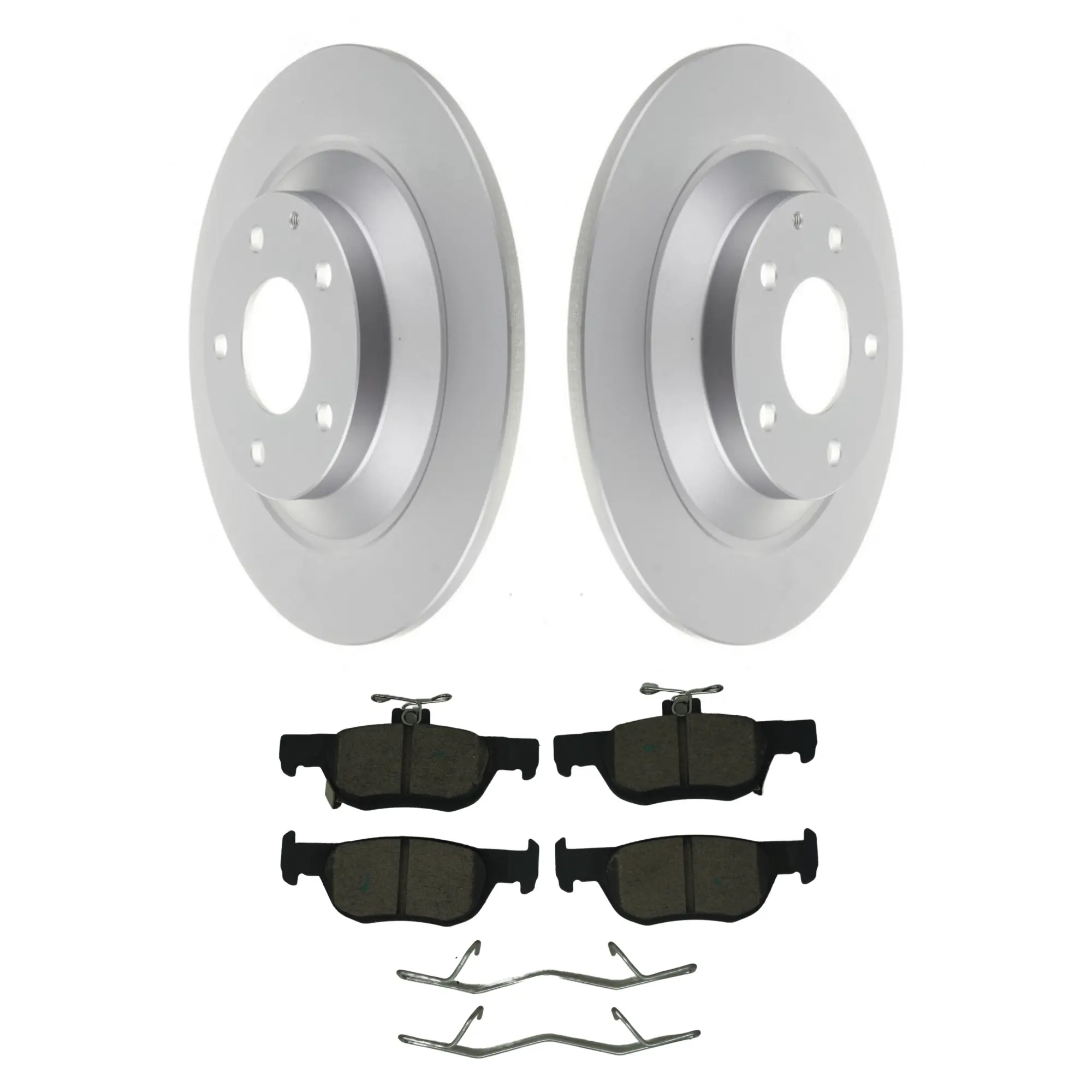 Coated Brake Rotor & Ceramic Pad Kit - image principale du produit