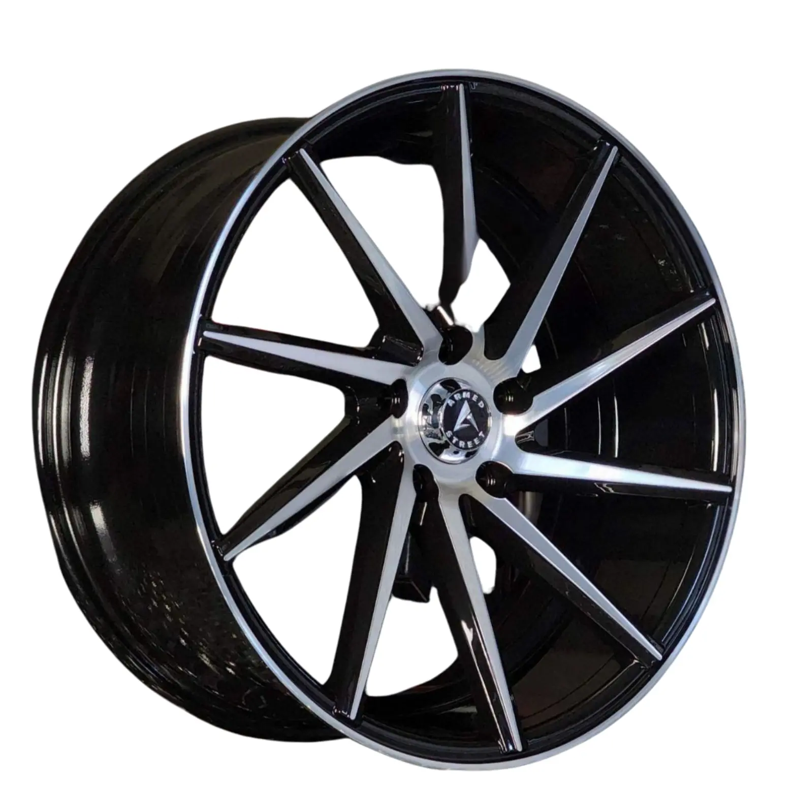 Armed Wheels 38 CAL 19X8.5 5X114.3 ET 35mm Gloss Black Machined