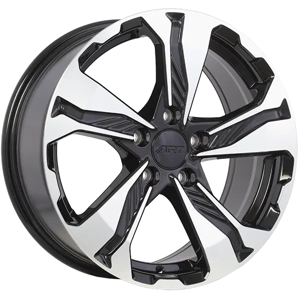 ART 298 17X7.5 5X114.3 ET 45mm Gloss Black - Machined Face - main product image