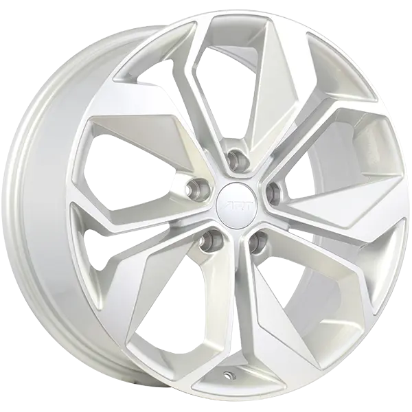 ART Replica 309 18X7.5 5X114.3 ET 40mm Silver - Machined Face - image principale du produit